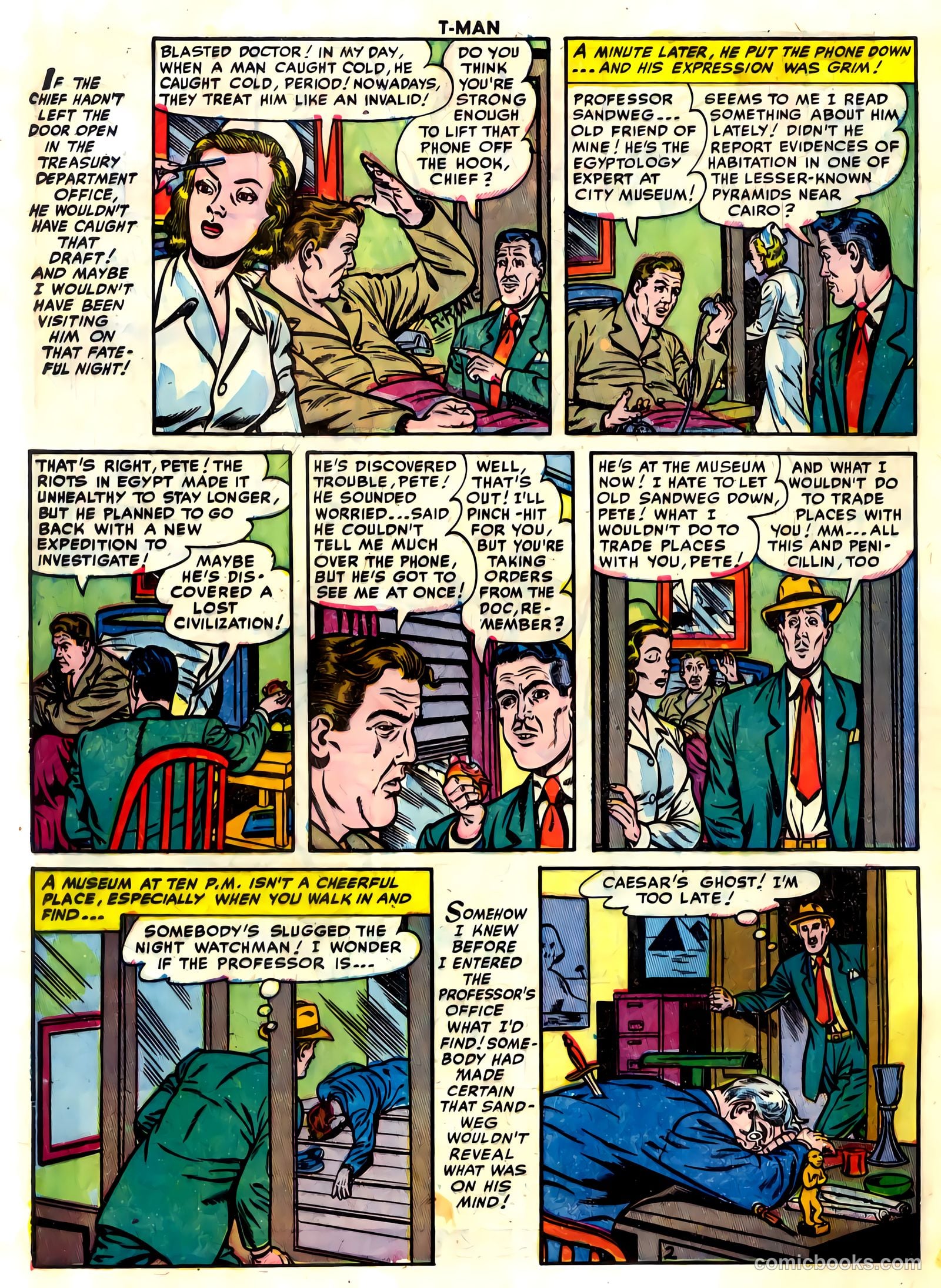 T-Man #6 (1952) — page 4 of 36