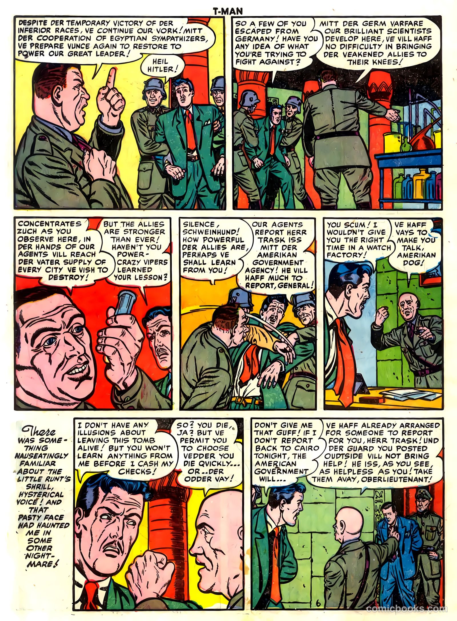 T-Man #6 (1952) — page 8 of 36