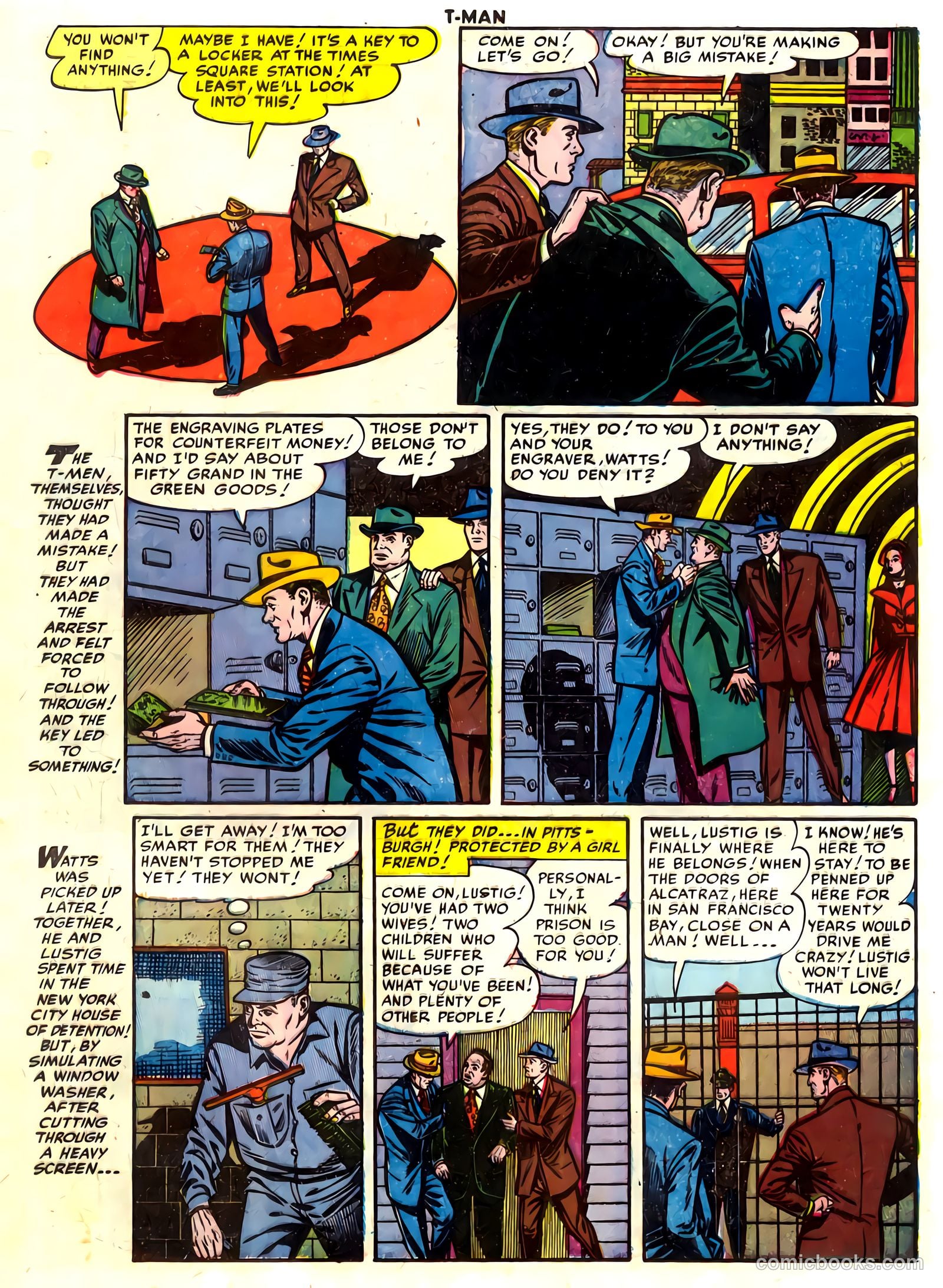 T-Man #6 (1952) — page 17 of 36