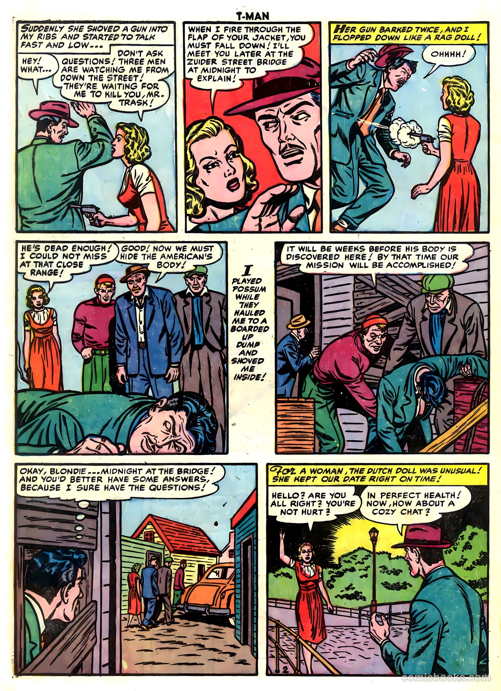 T-Man #6 (1952) — page 28 of 36