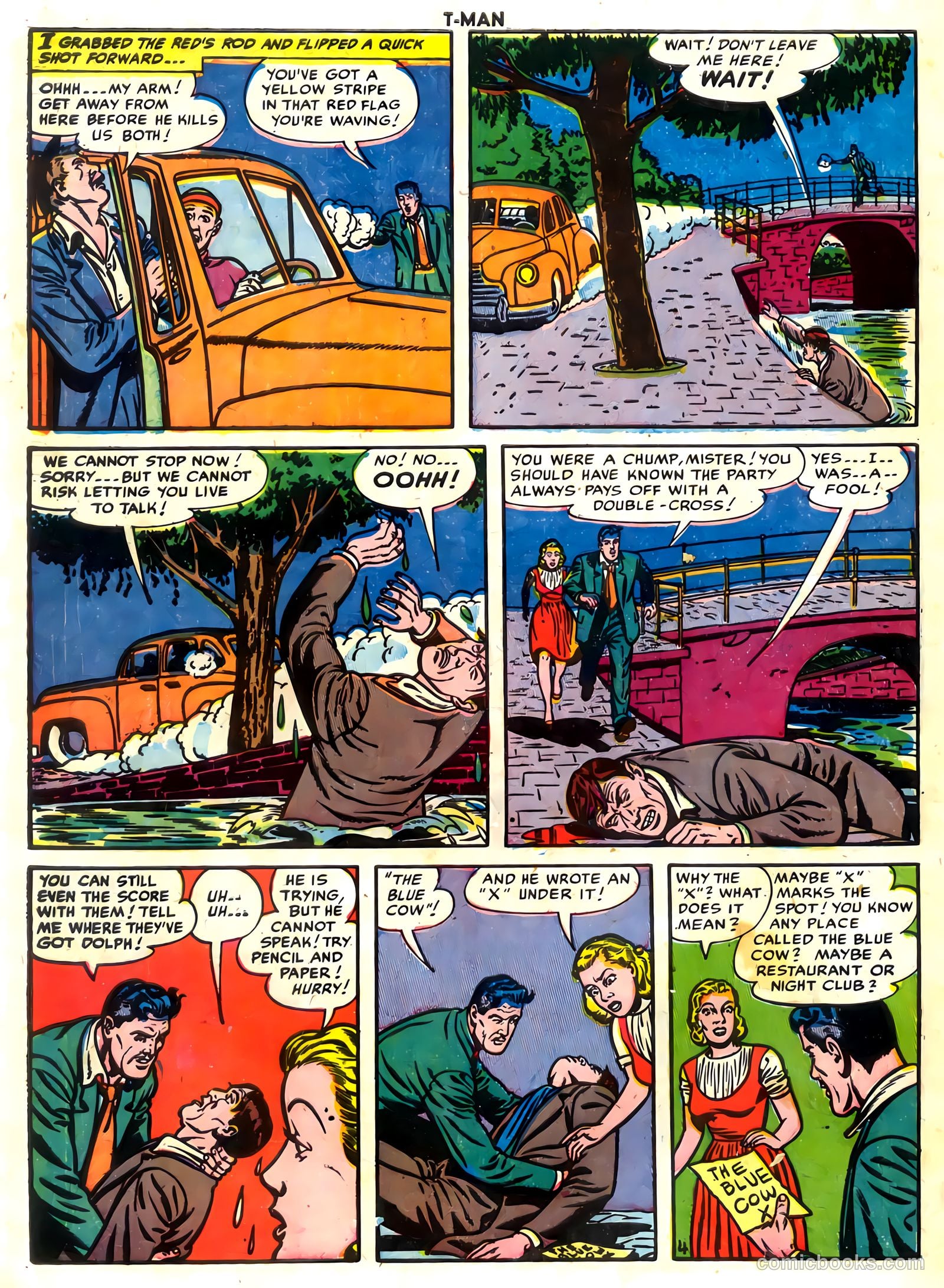 T-Man #6 (1952) — page 30 of 36