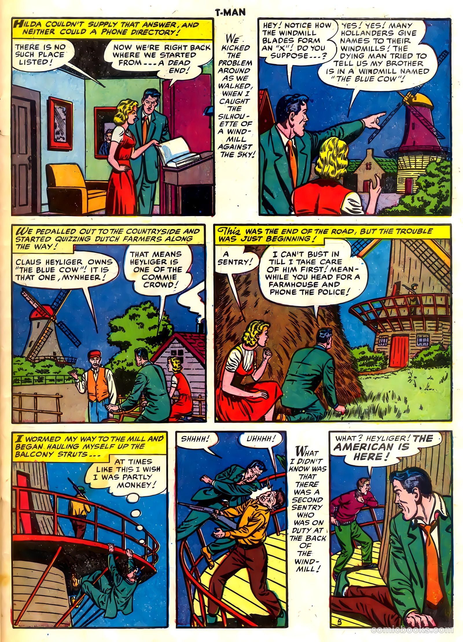 T-Man #6 (1952) — page 31 of 36