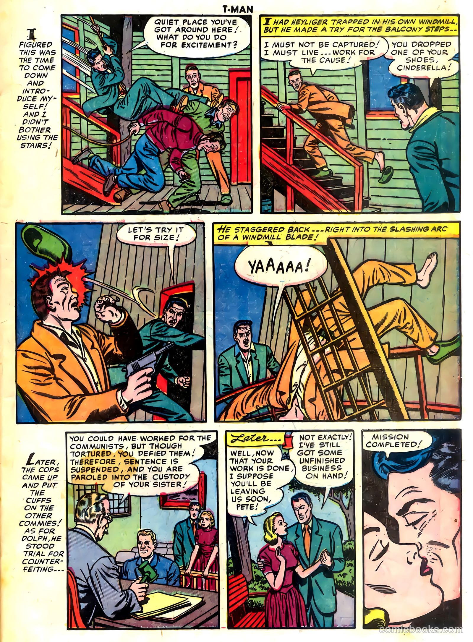 T-Man #6 (1952) — page 33 of 36