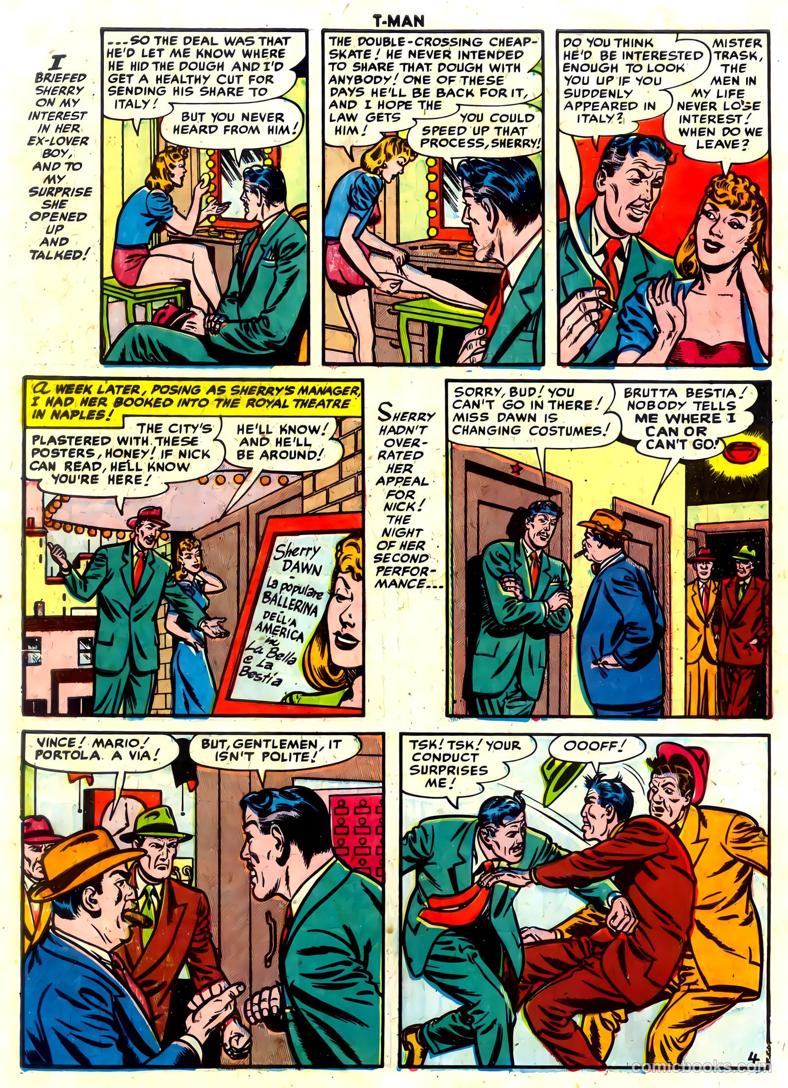 T-Man #7 (1952) — page 6 of 36
