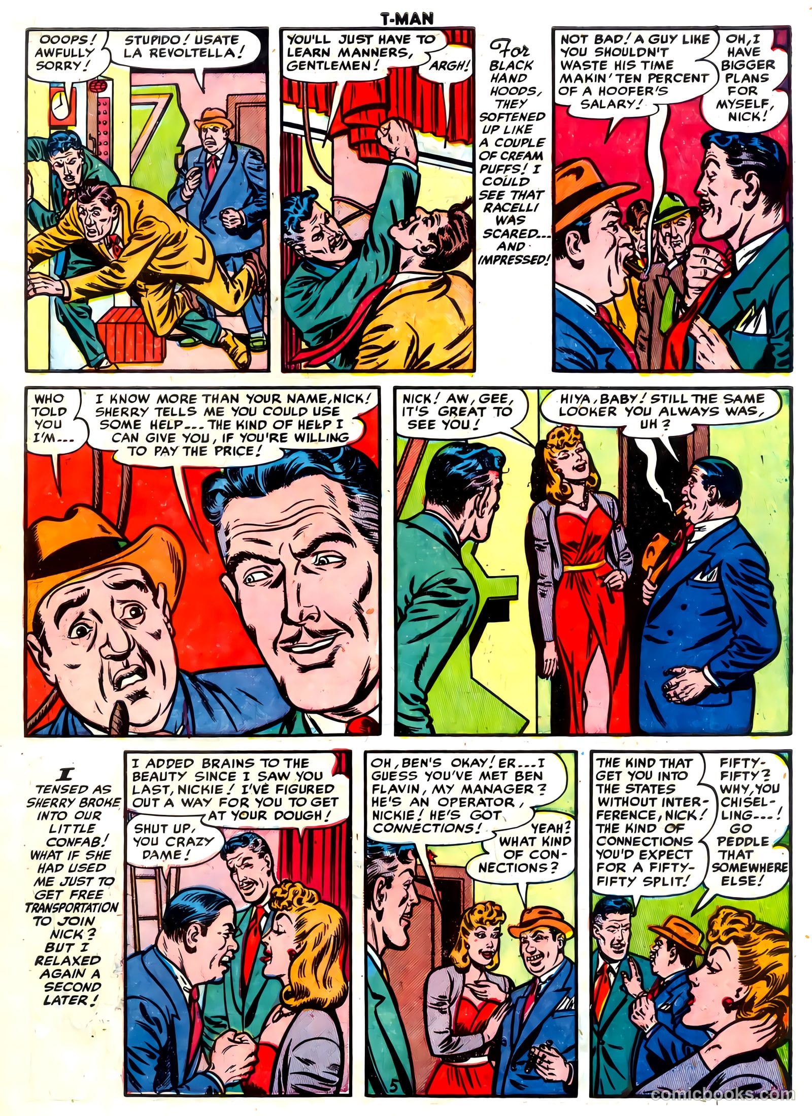 T-Man #7 (1952) — page 7 of 36