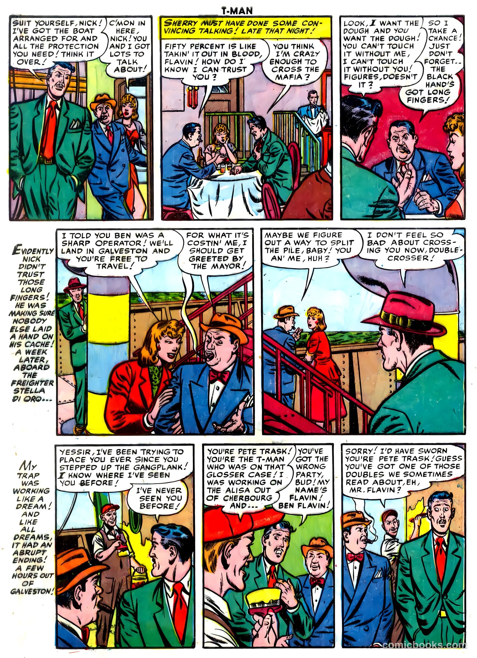 T-Man #7 (1952) — page 8 of 36
