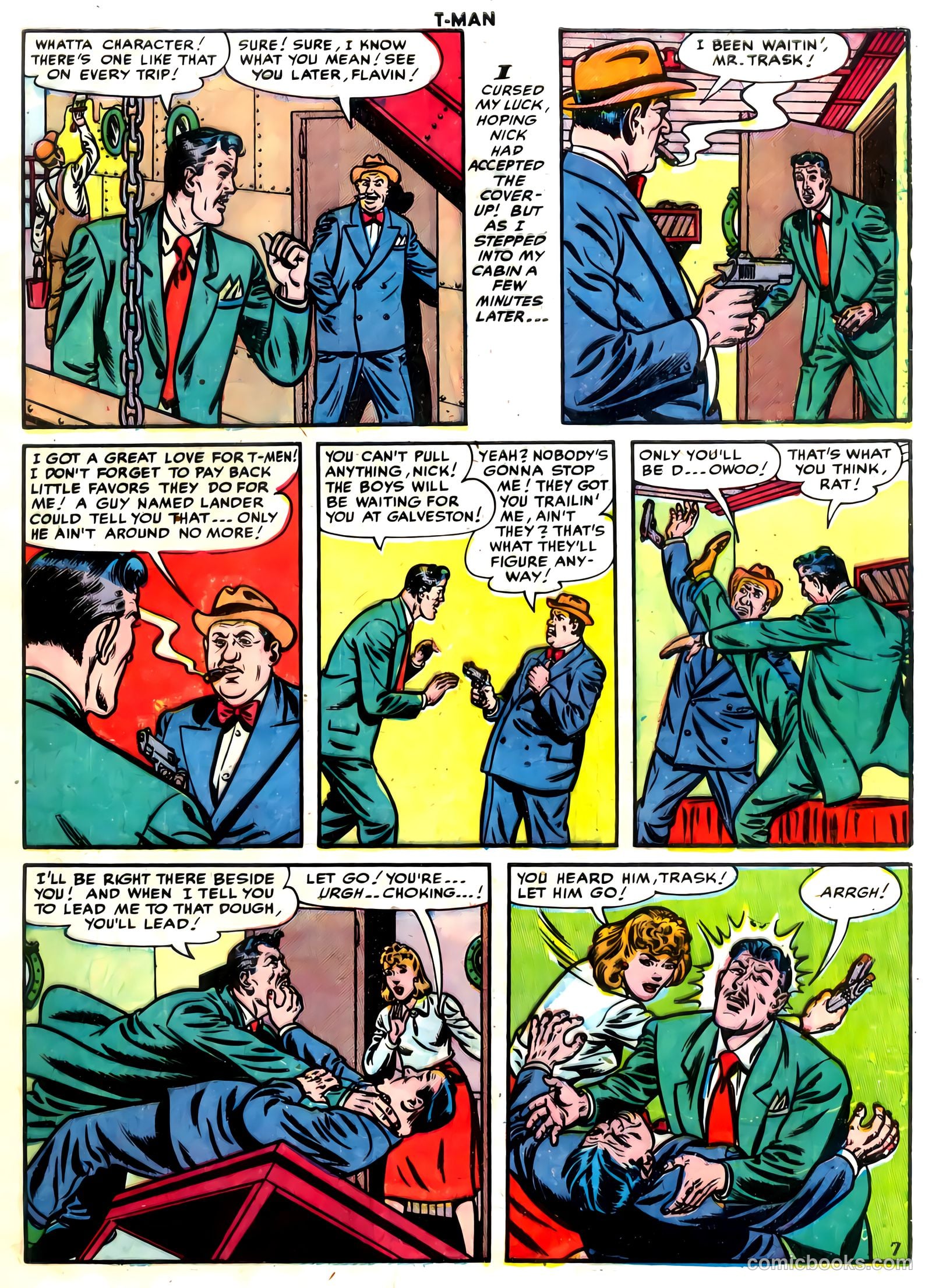 T-Man #7 (1952) — page 9 of 36