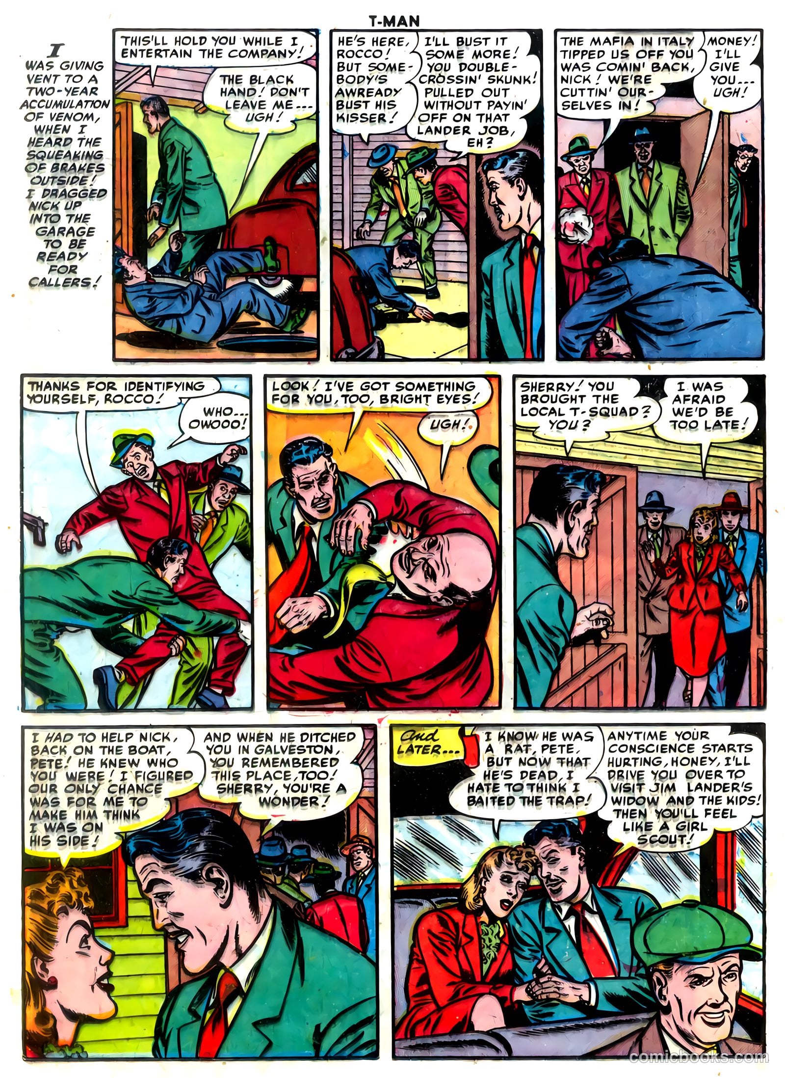 T-Man #7 (1952) — page 12 of 36