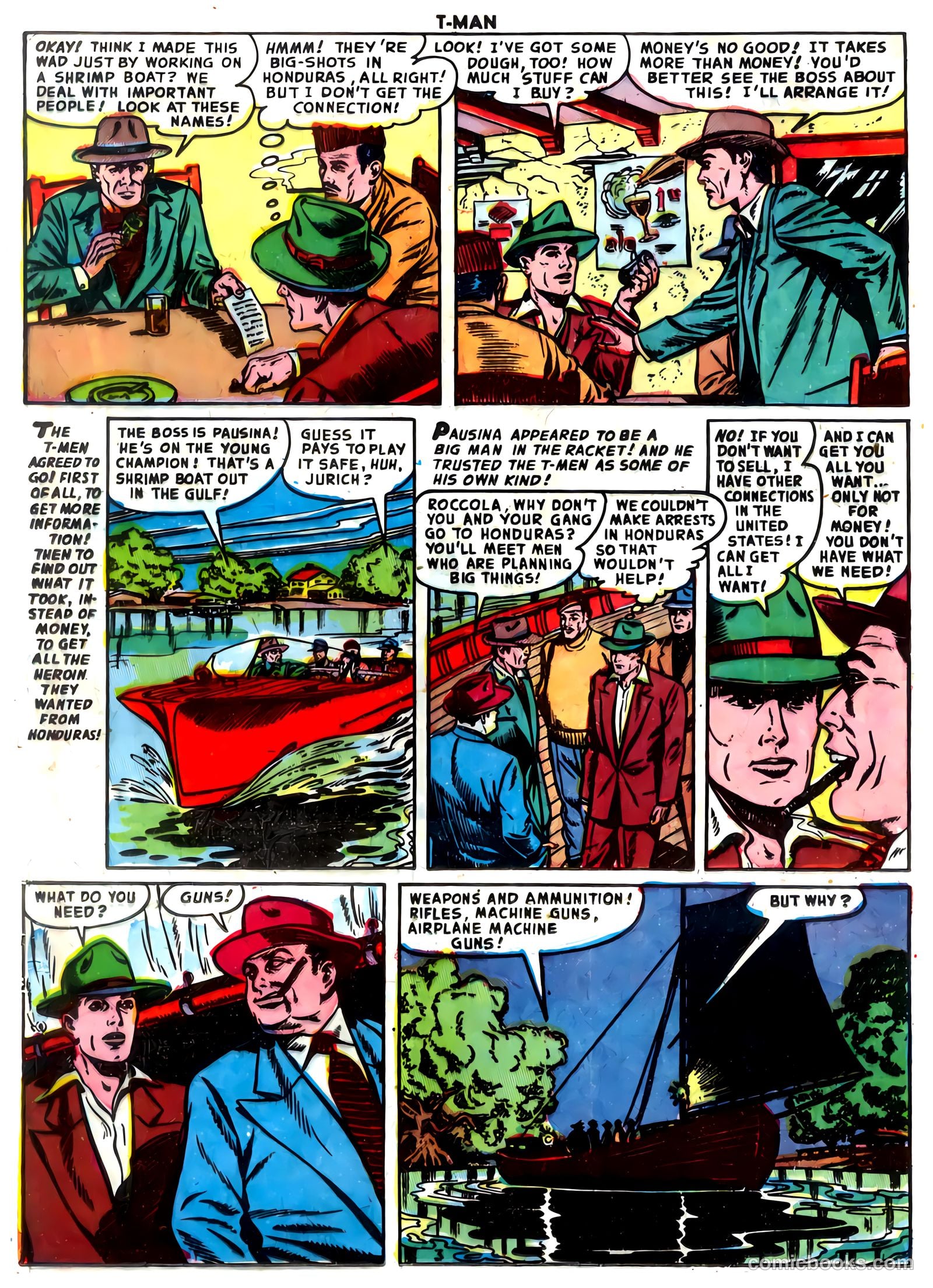 T-Man #7 (1952) — page 16 of 36