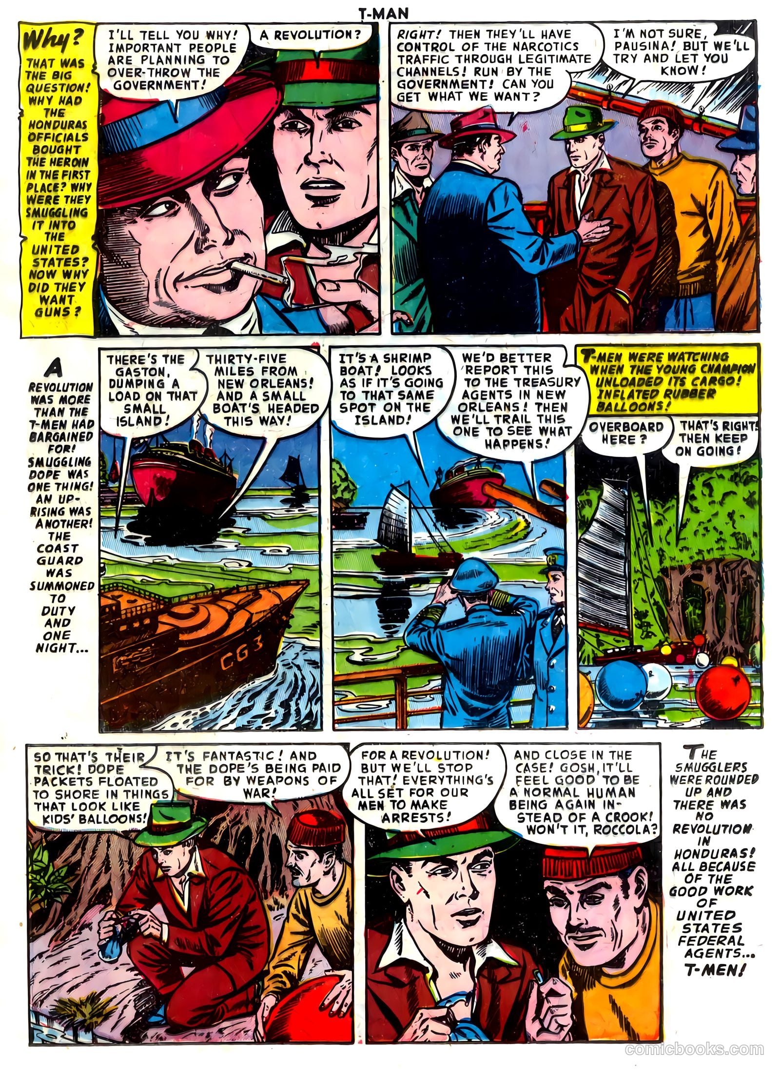 T-Man #7 (1952) — page 17 of 36