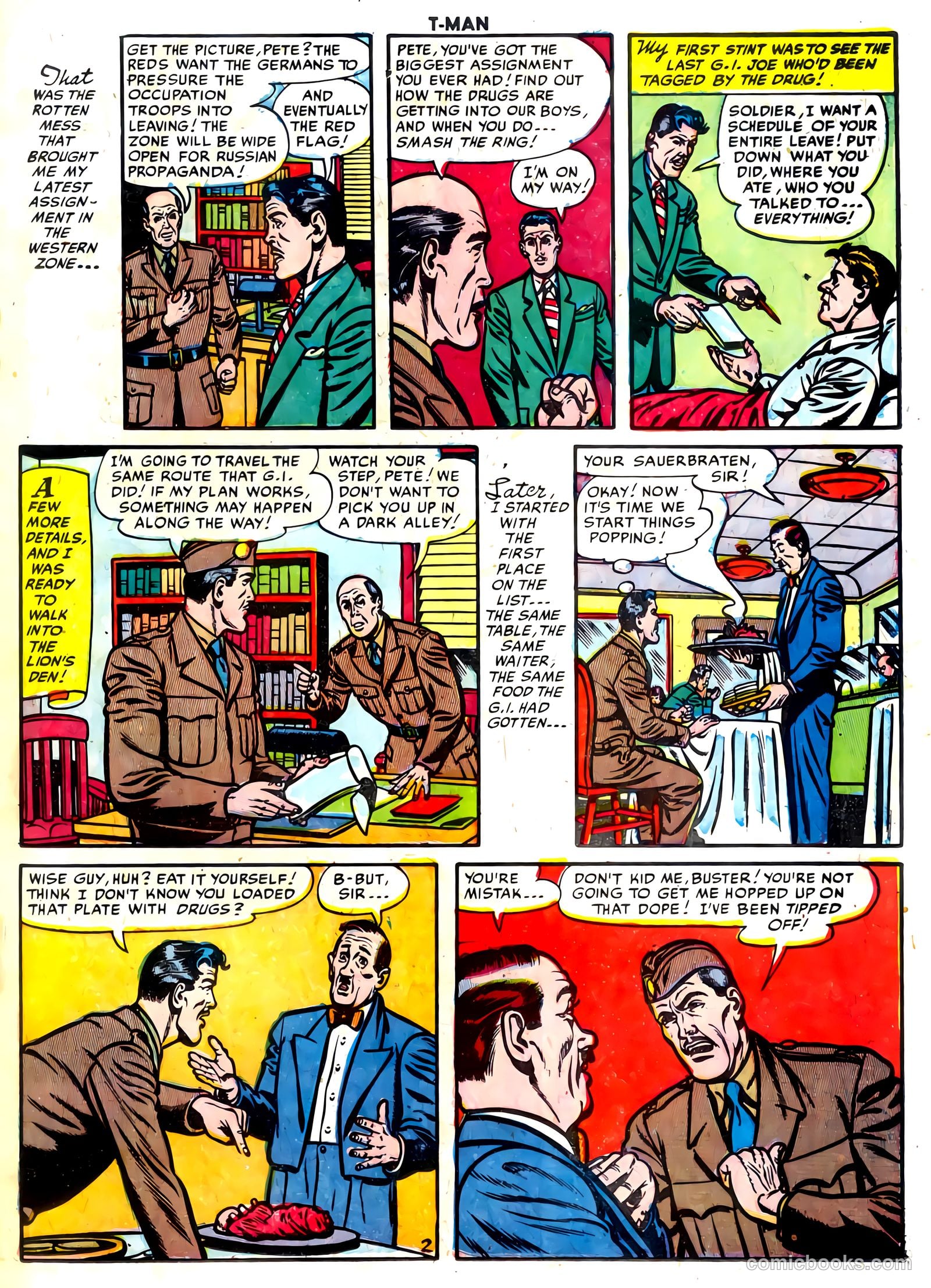 T-Man #7 (1952) — page 19 of 36