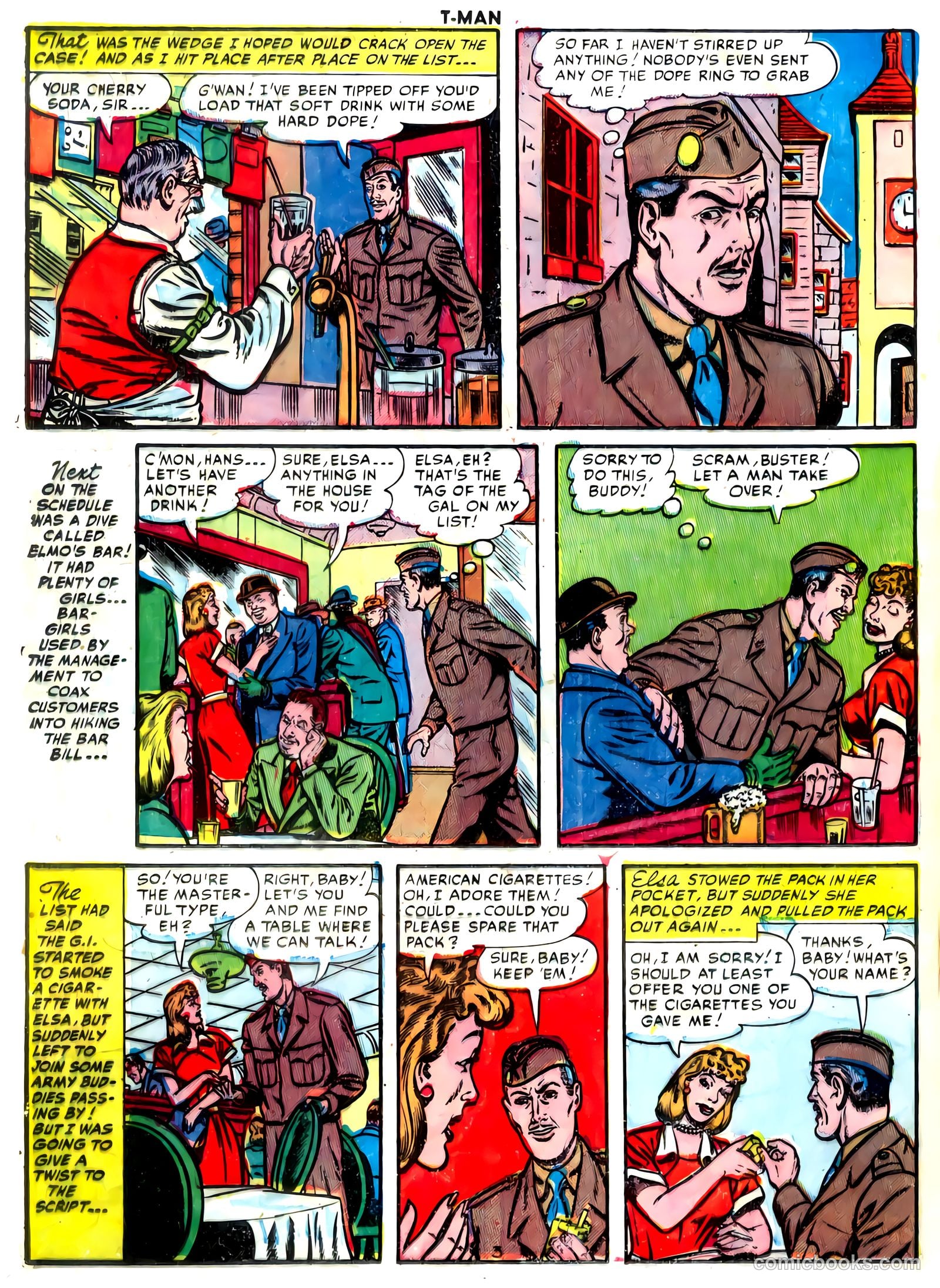 T-Man #7 (1952) — page 20 of 36