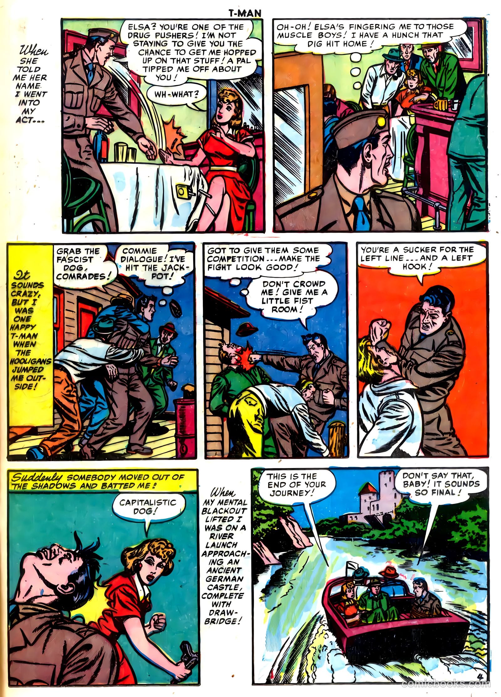T-Man #7 (1952) — page 21 of 36