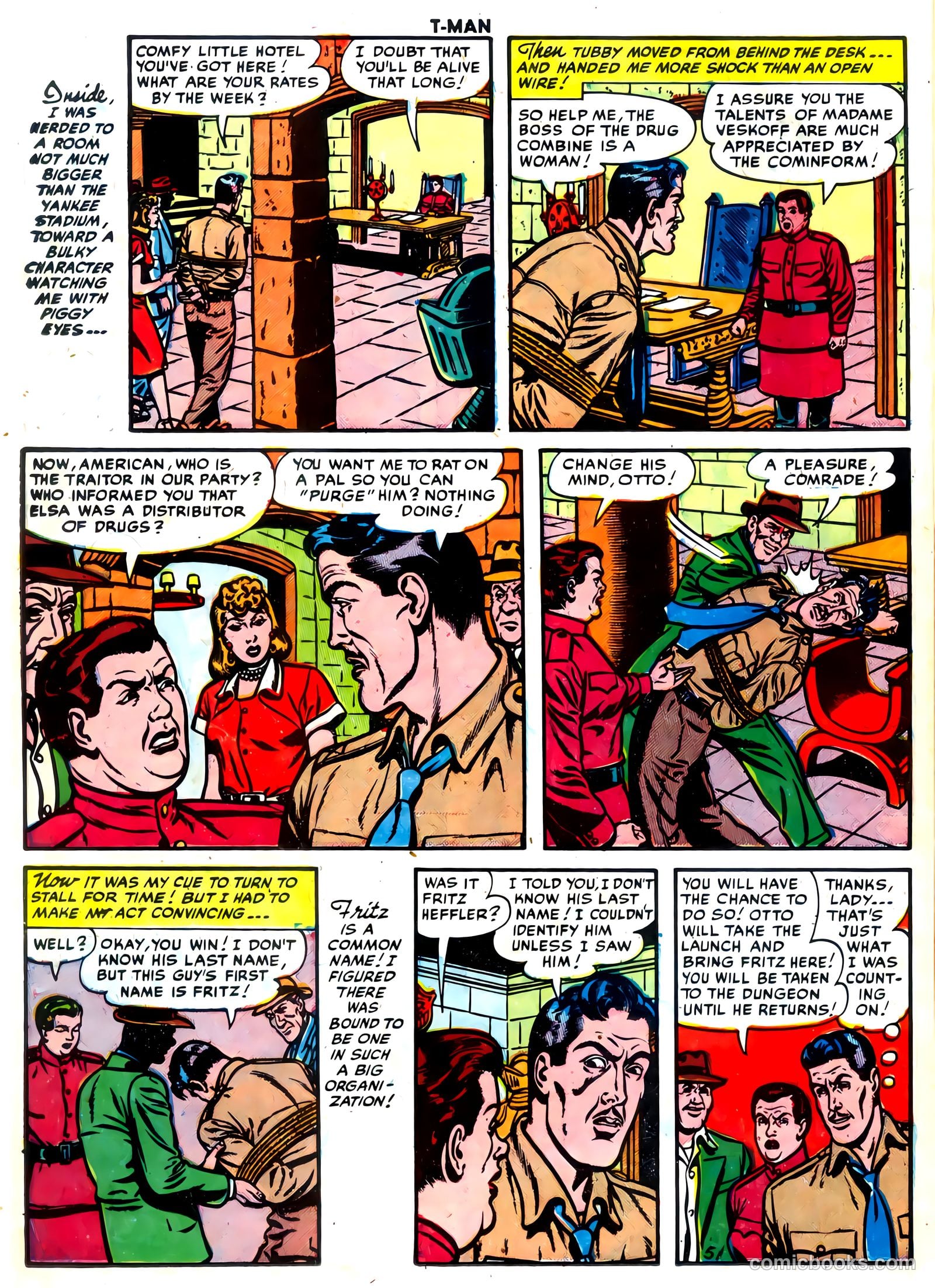 T-Man #7 (1952) — page 22 of 36
