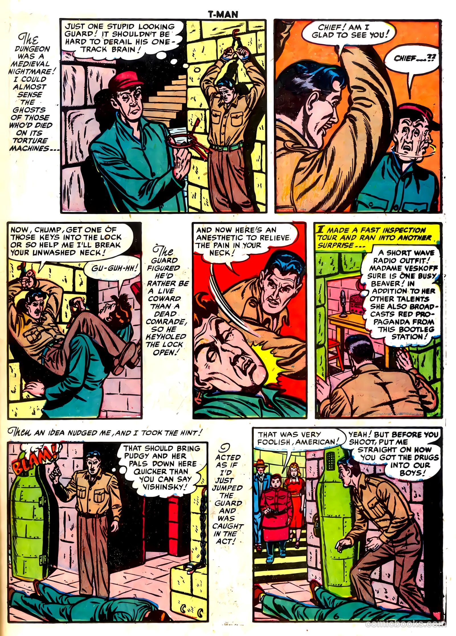 T-Man #7 (1952) — page 23 of 36