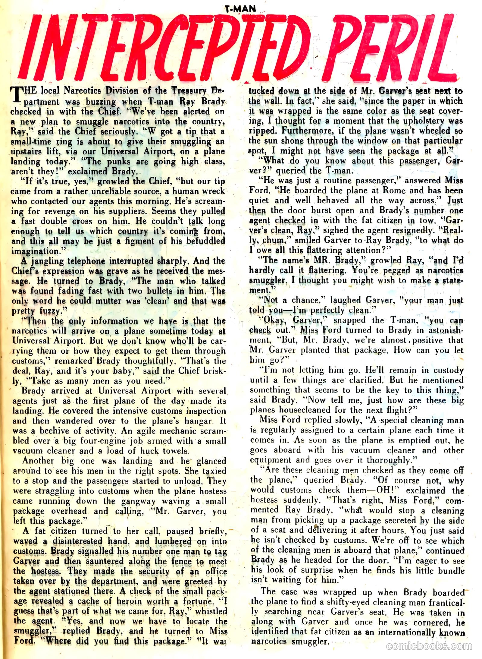 T-Man #7 (1952) — page 25 of 36
