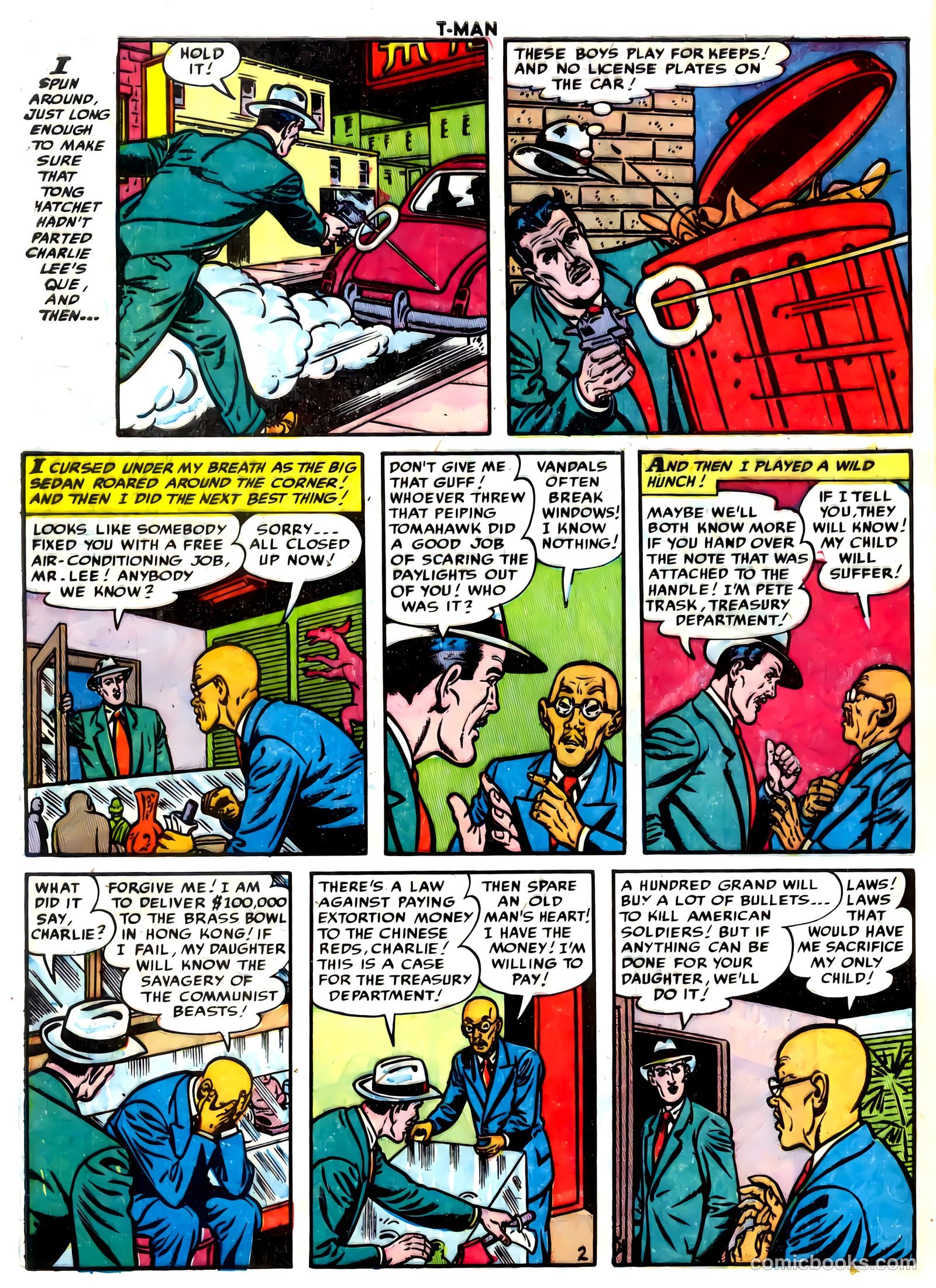 T-Man #7 (1952) — page 28 of 36