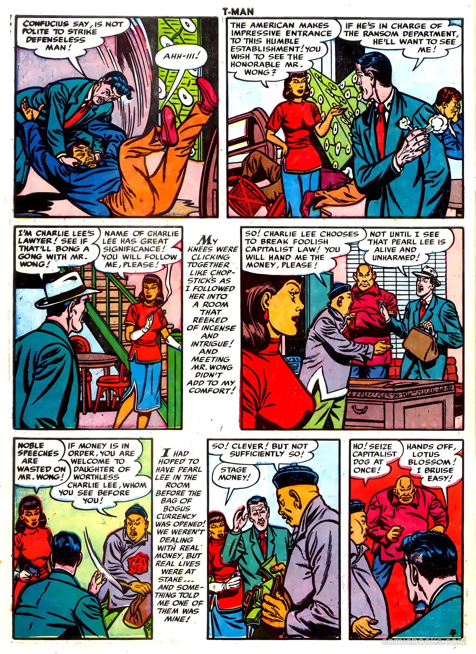 T-Man #7 (1952) — page 30 of 36