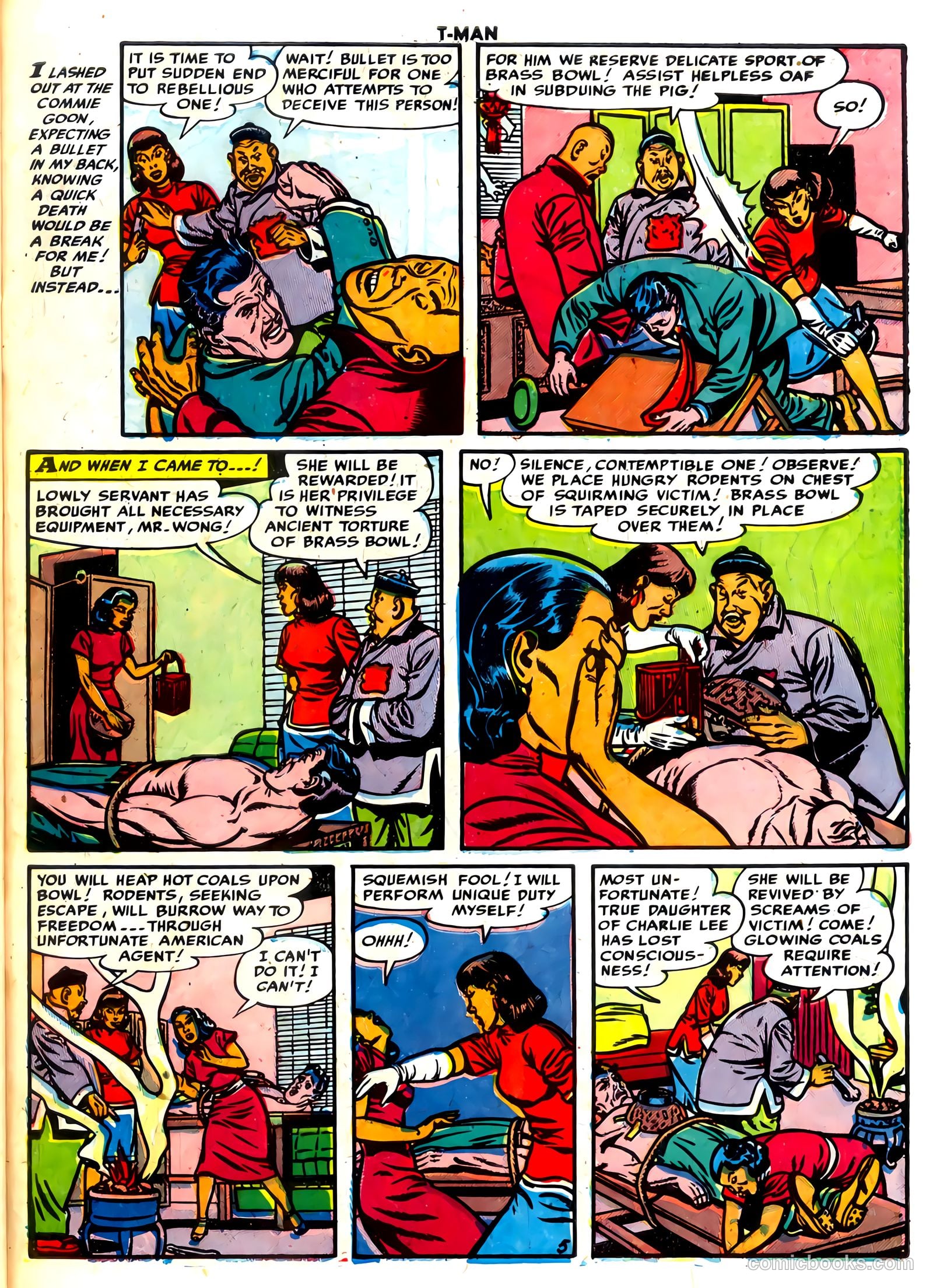 T-Man #7 (1952) — page 31 of 36