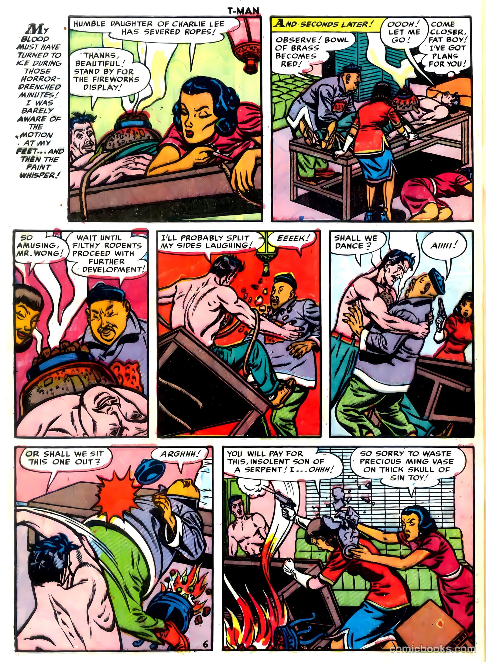 T-Man #7 (1952) — page 32 of 36
