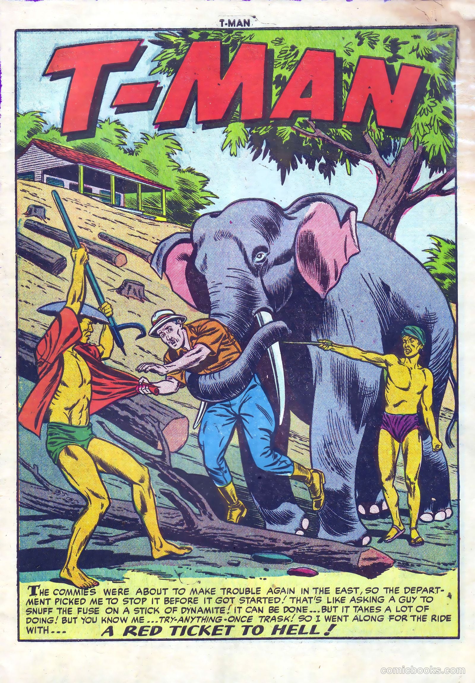 T-Man #8 (1952) — page 3 of 36