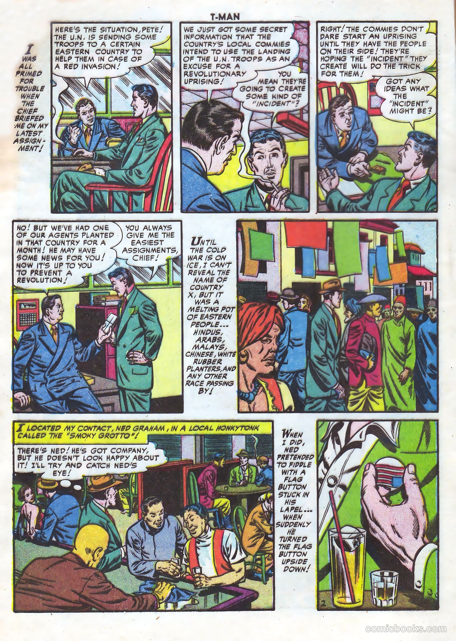 T-Man #8 (1952) — page 4 of 36