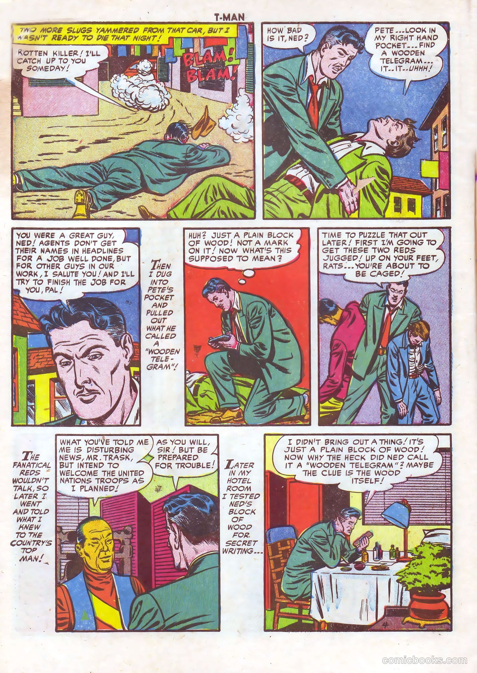 T-Man #8 (1952) — page 6 of 36
