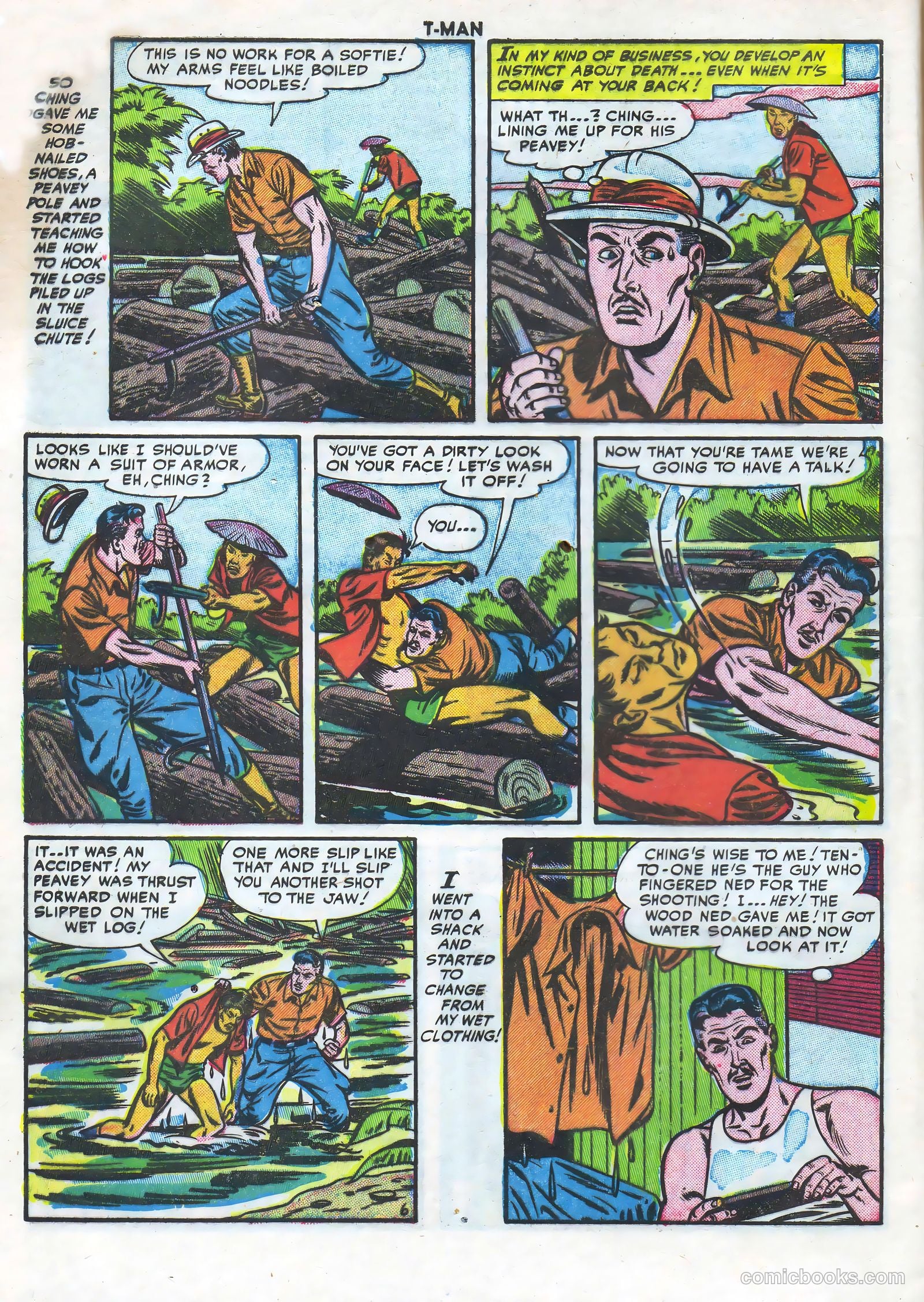 T-Man #8 (1952) — page 8 of 36