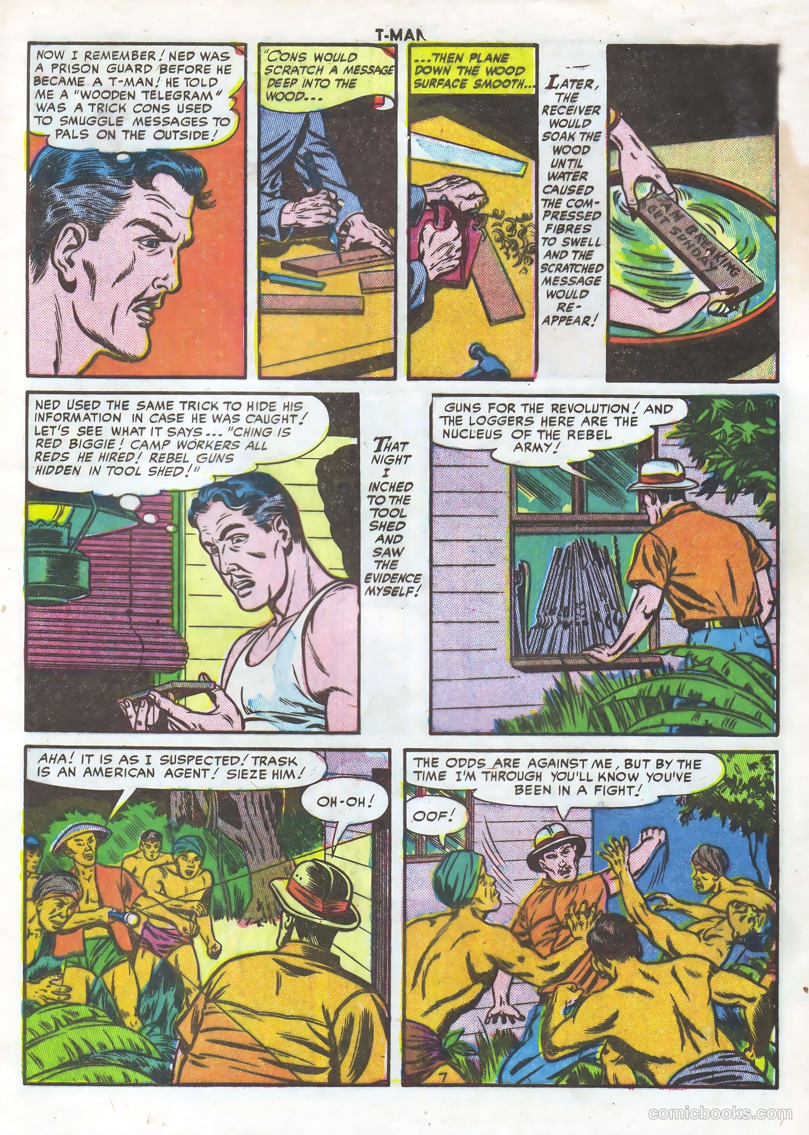 T-Man #8 (1952) — page 9 of 36