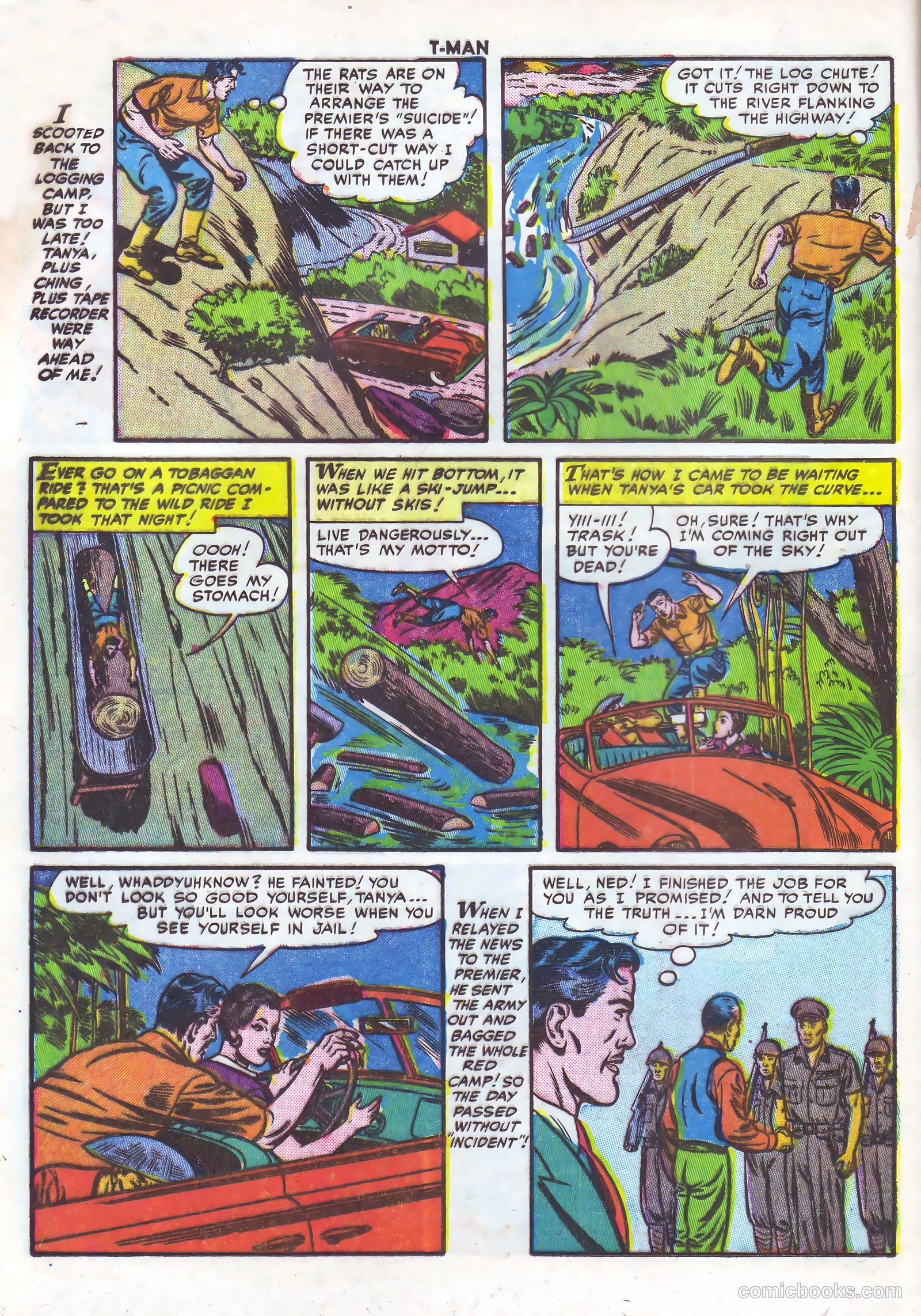 T-Man #8 (1952) — page 12 of 36