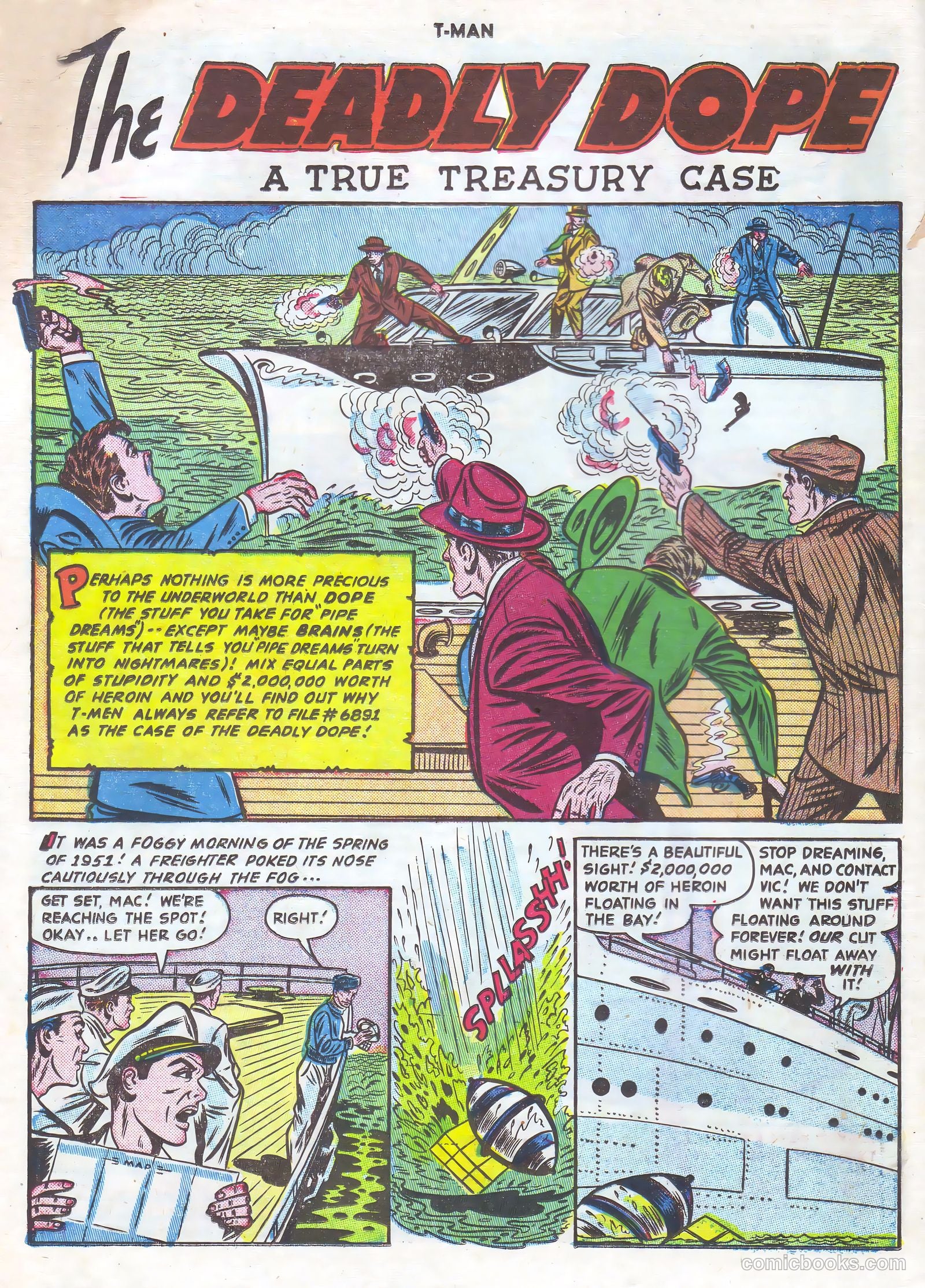 T-Man #8 (1952) — page 14 of 36