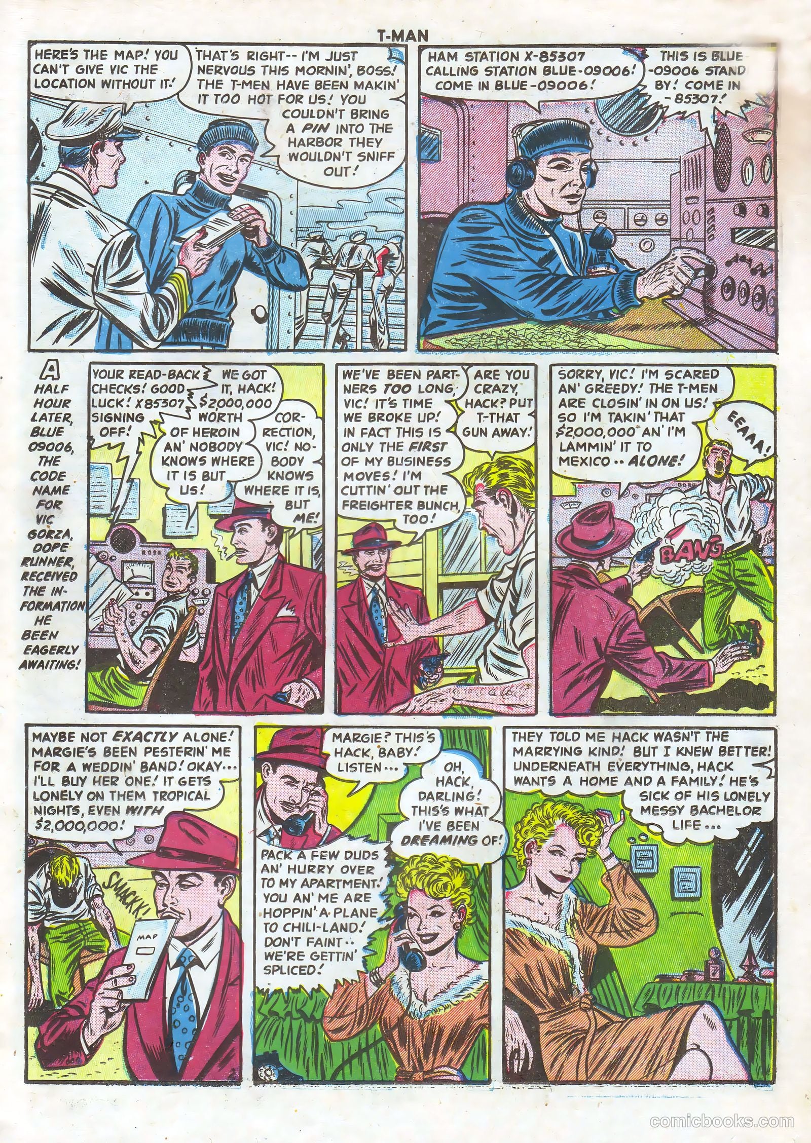 T-Man #8 (1952) — page 15 of 36