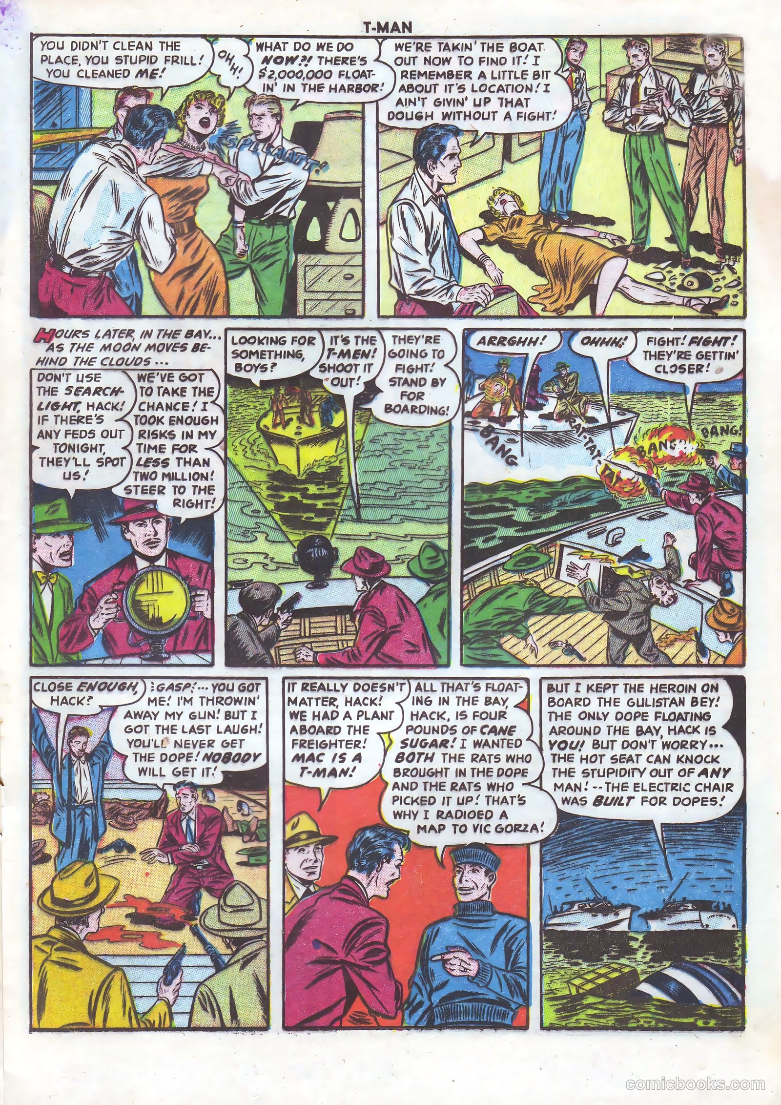 T-Man #8 (1952) — page 17 of 36