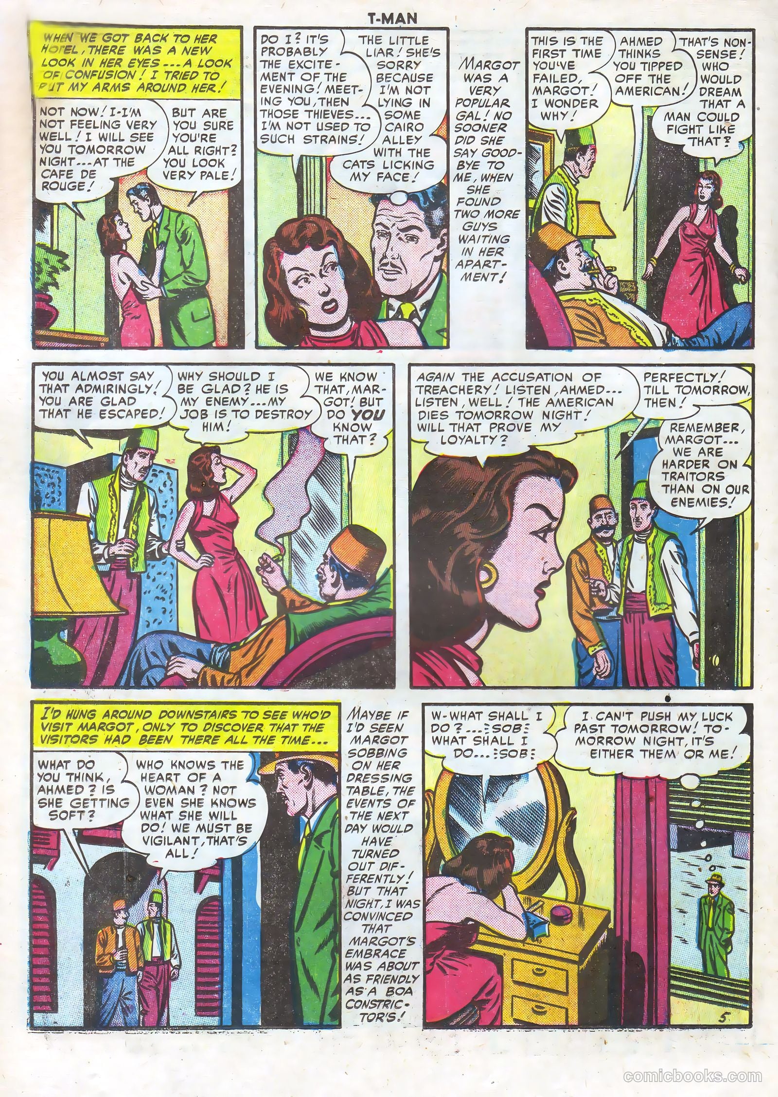 T-Man #8 (1952) — page 22 of 36