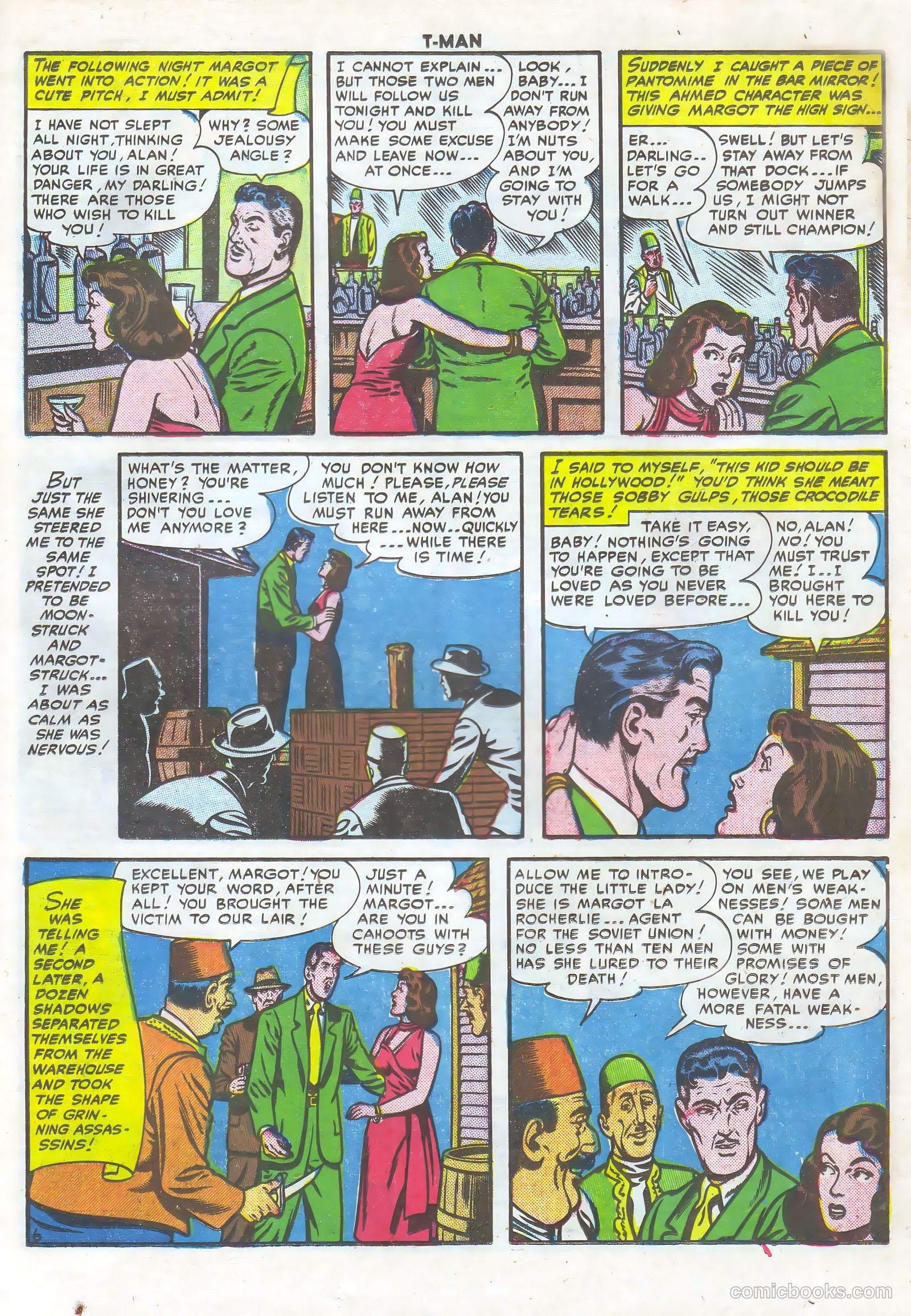T-Man #8 (1952) — page 23 of 36