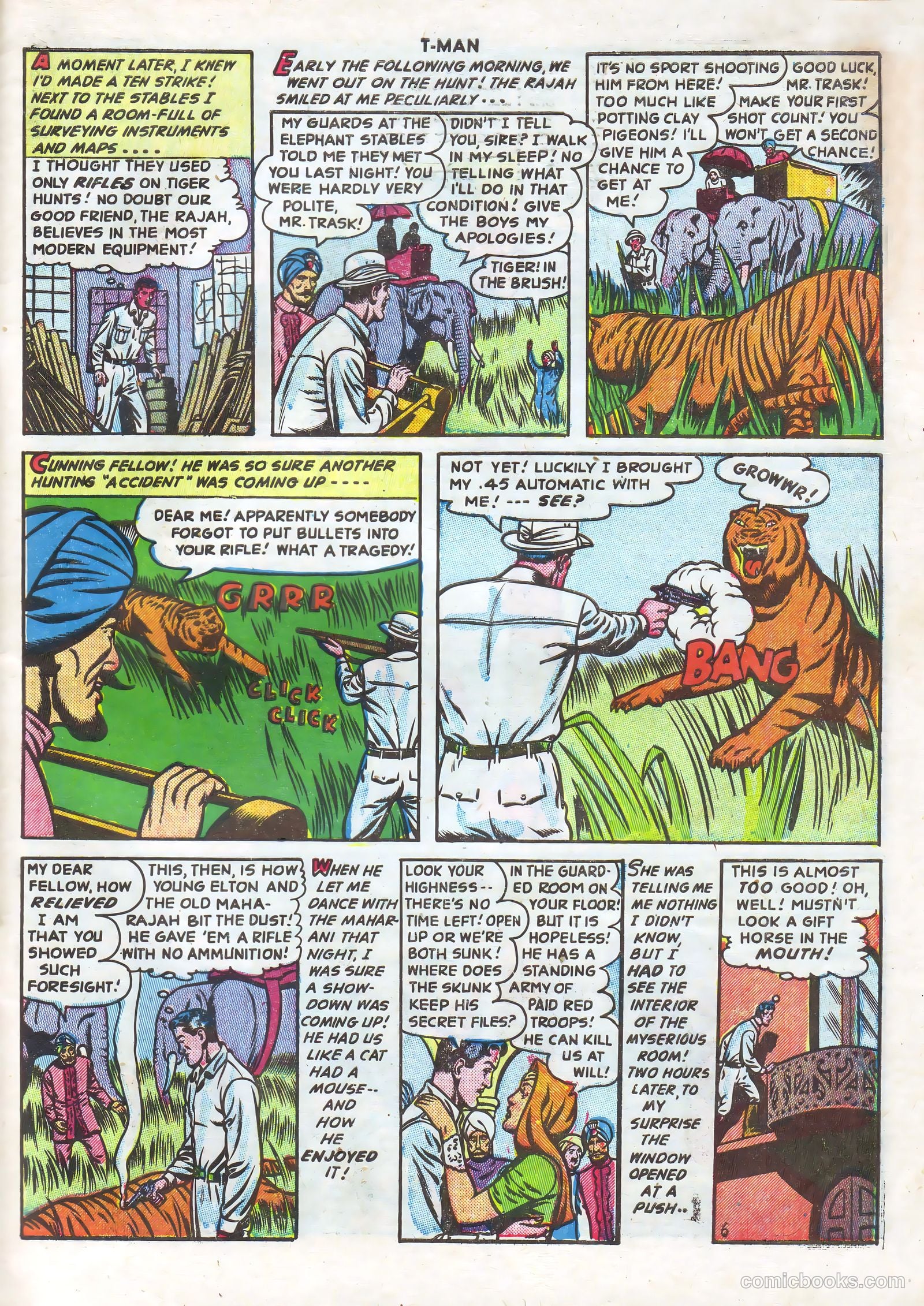 T-Man #8 (1952) — page 31 of 36
