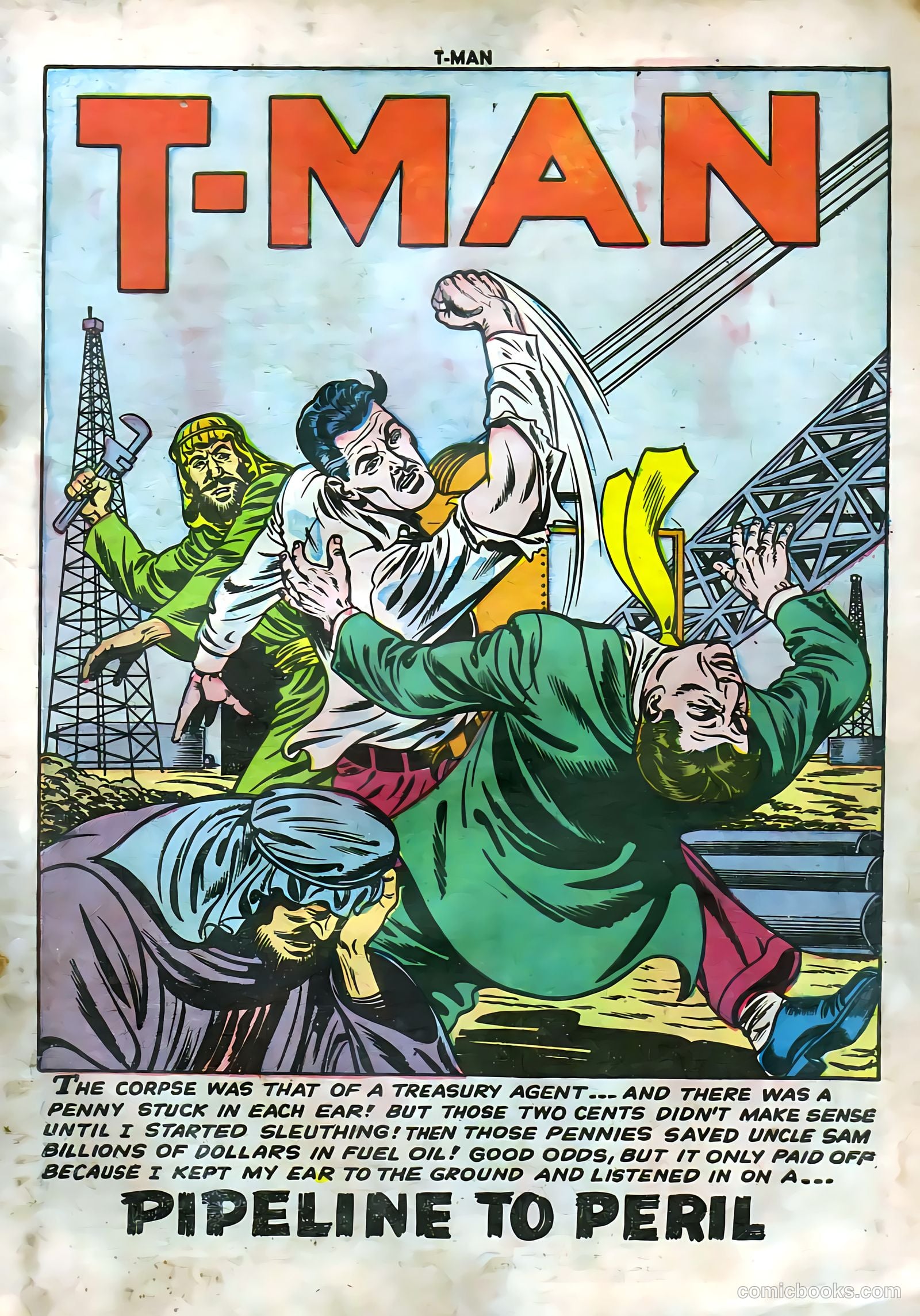 T-Man #9 (1953) — page 3 of 36