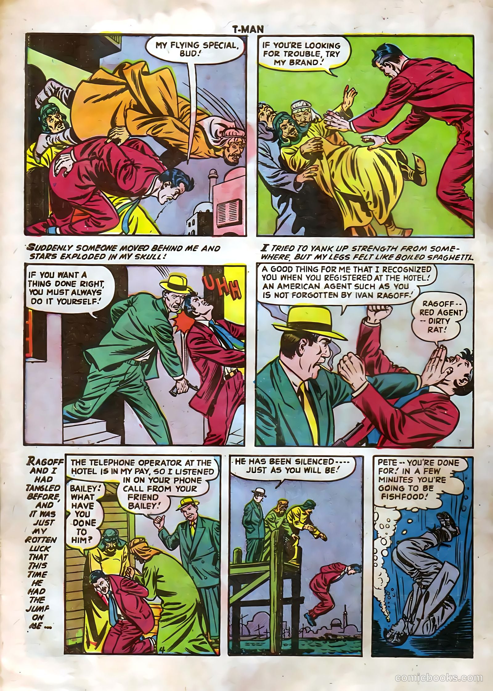 T-Man #9 (1953) — page 6 of 36