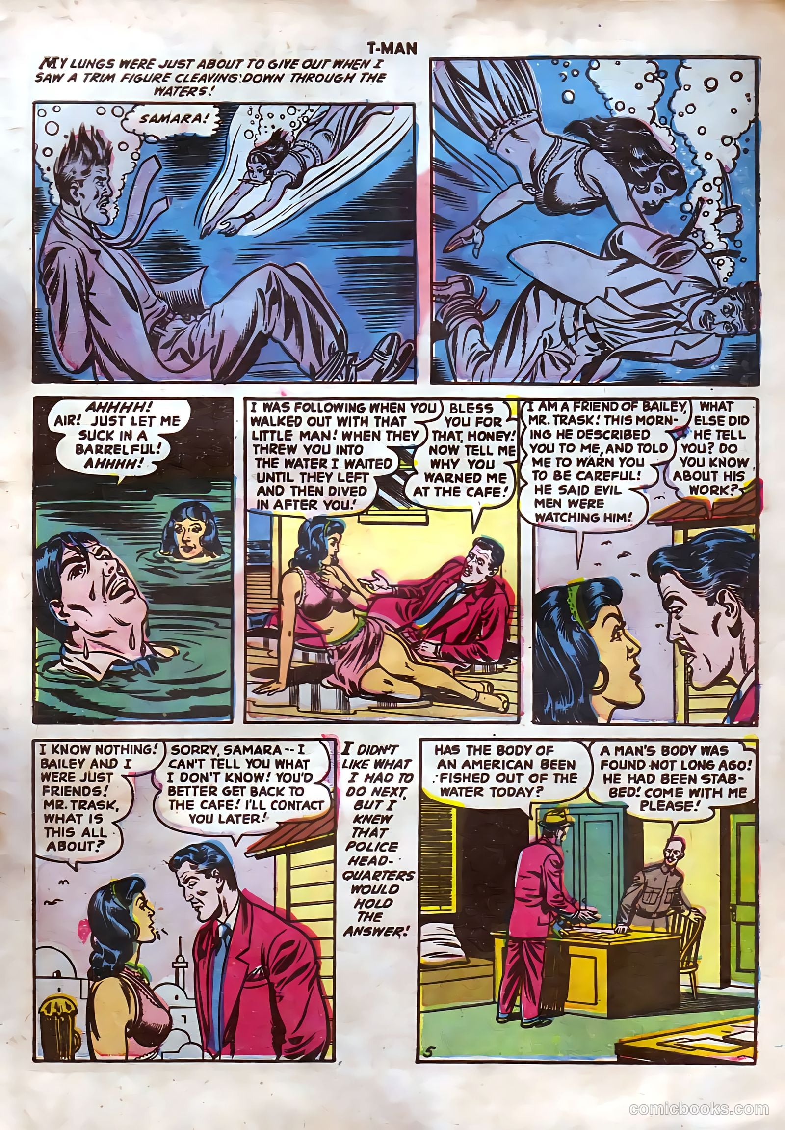 T-Man #9 (1953) — page 7 of 36