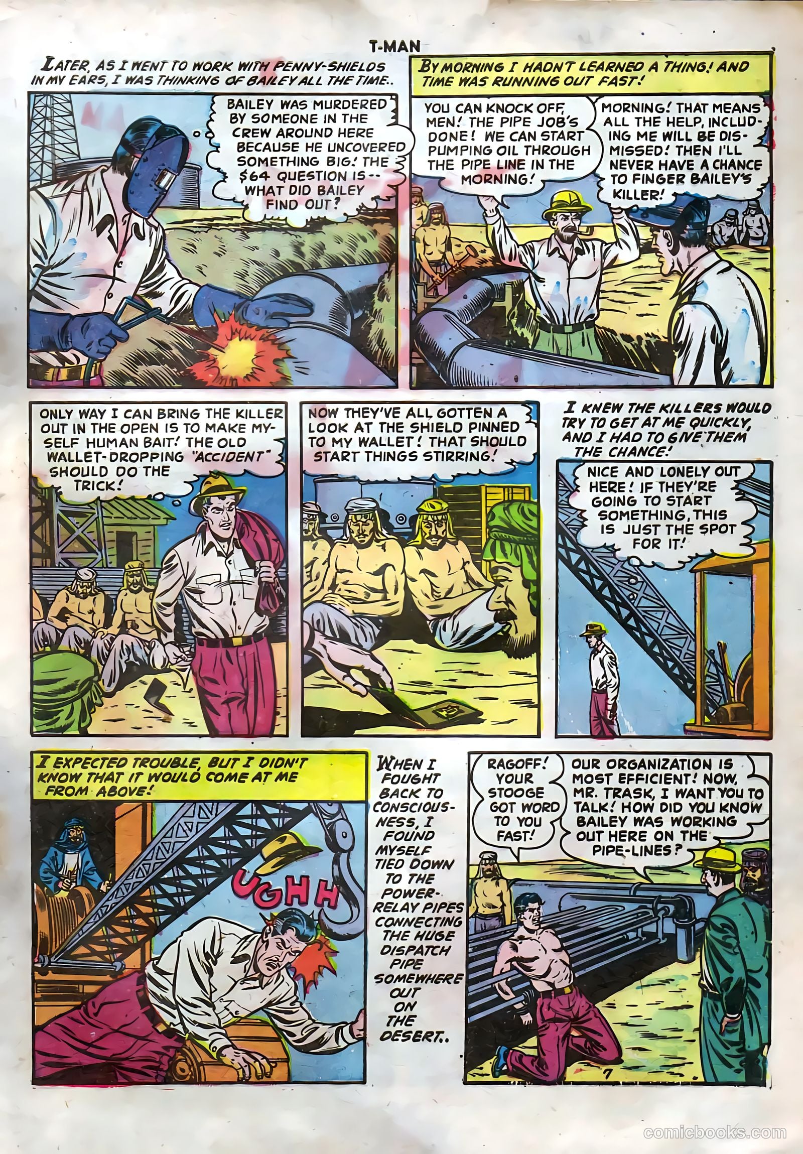 T-Man #9 (1953) — page 9 of 36