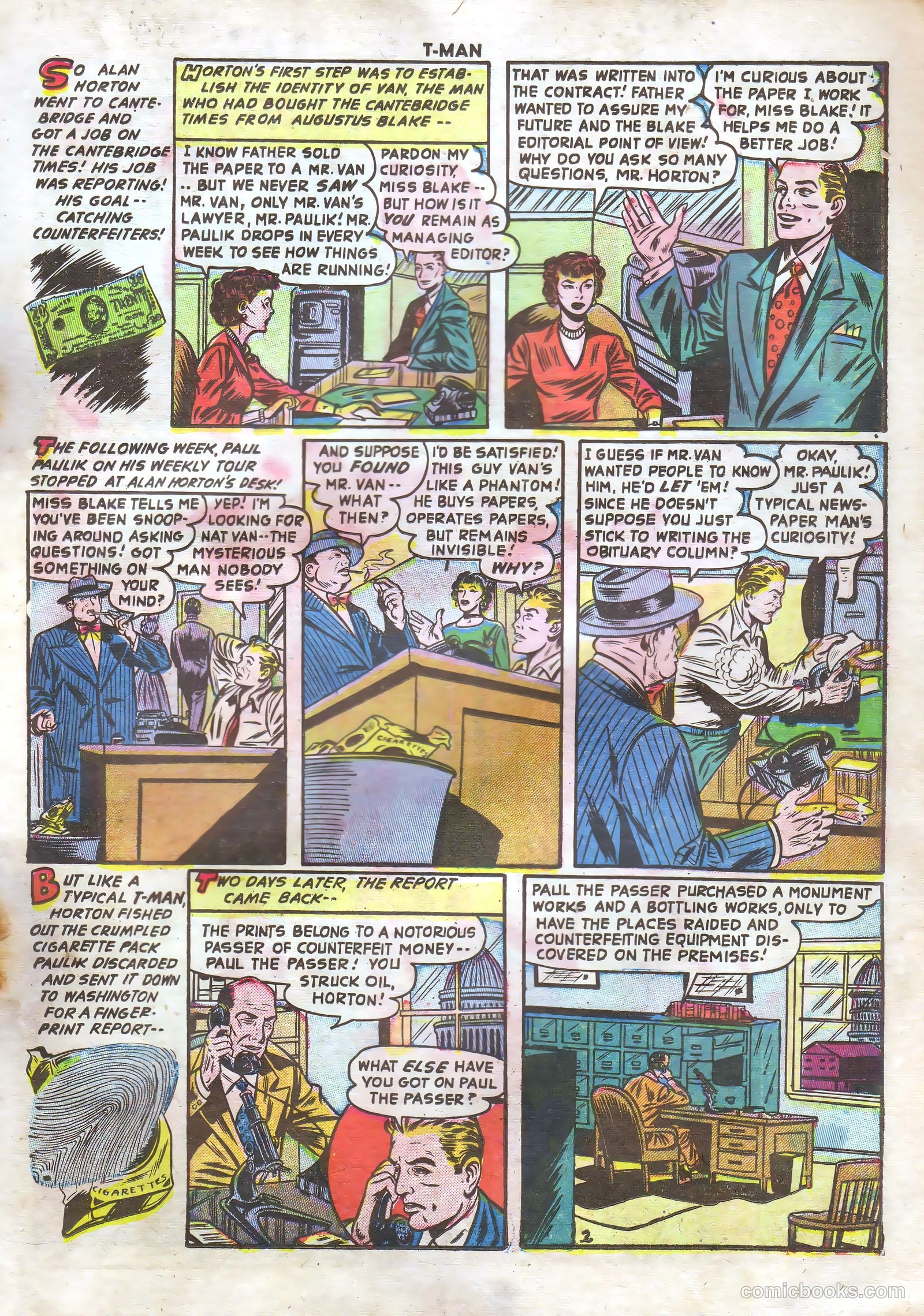 T-Man #9 (1953) — page 15 of 36