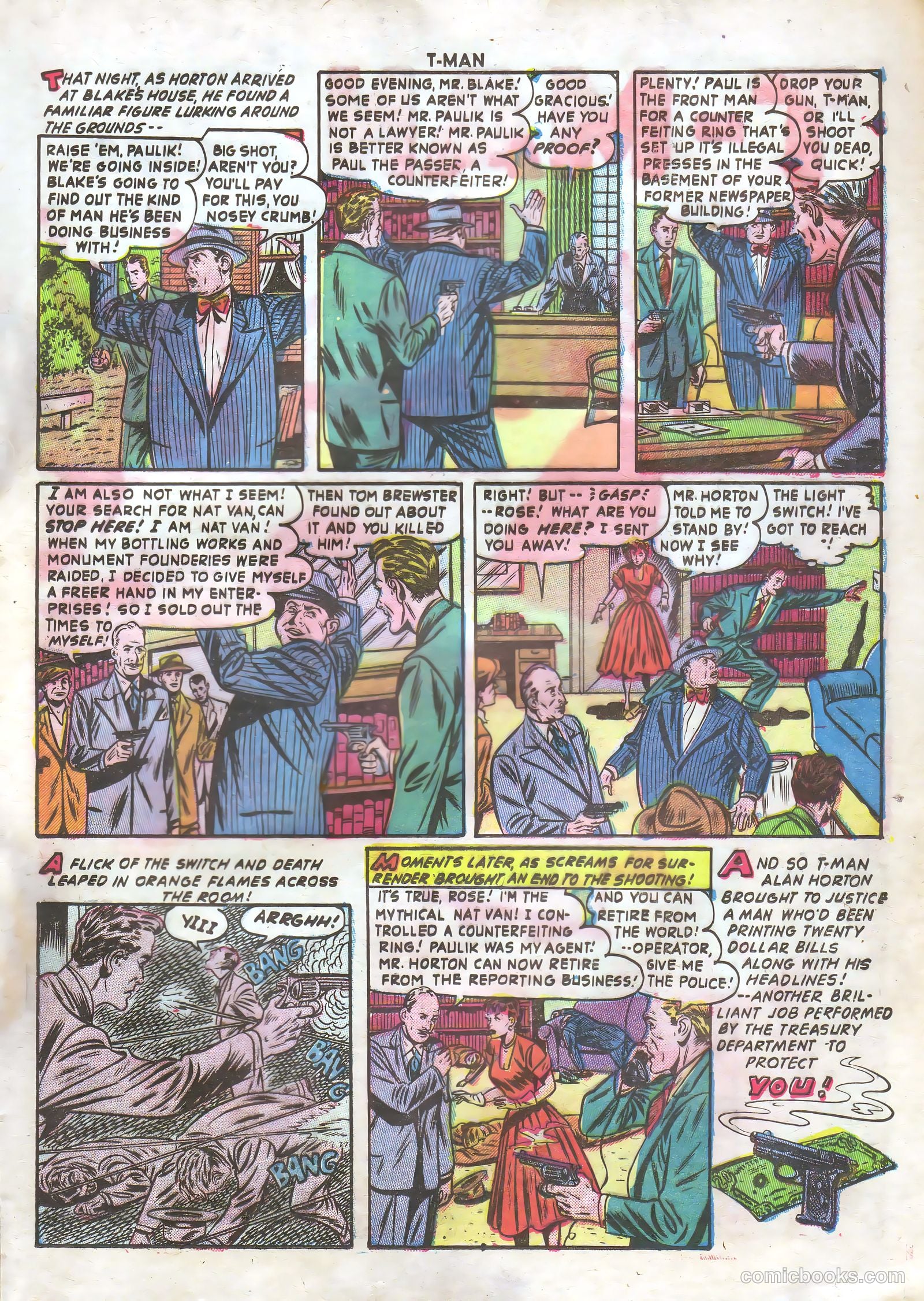 T-Man #9 (1953) — page 17 of 36