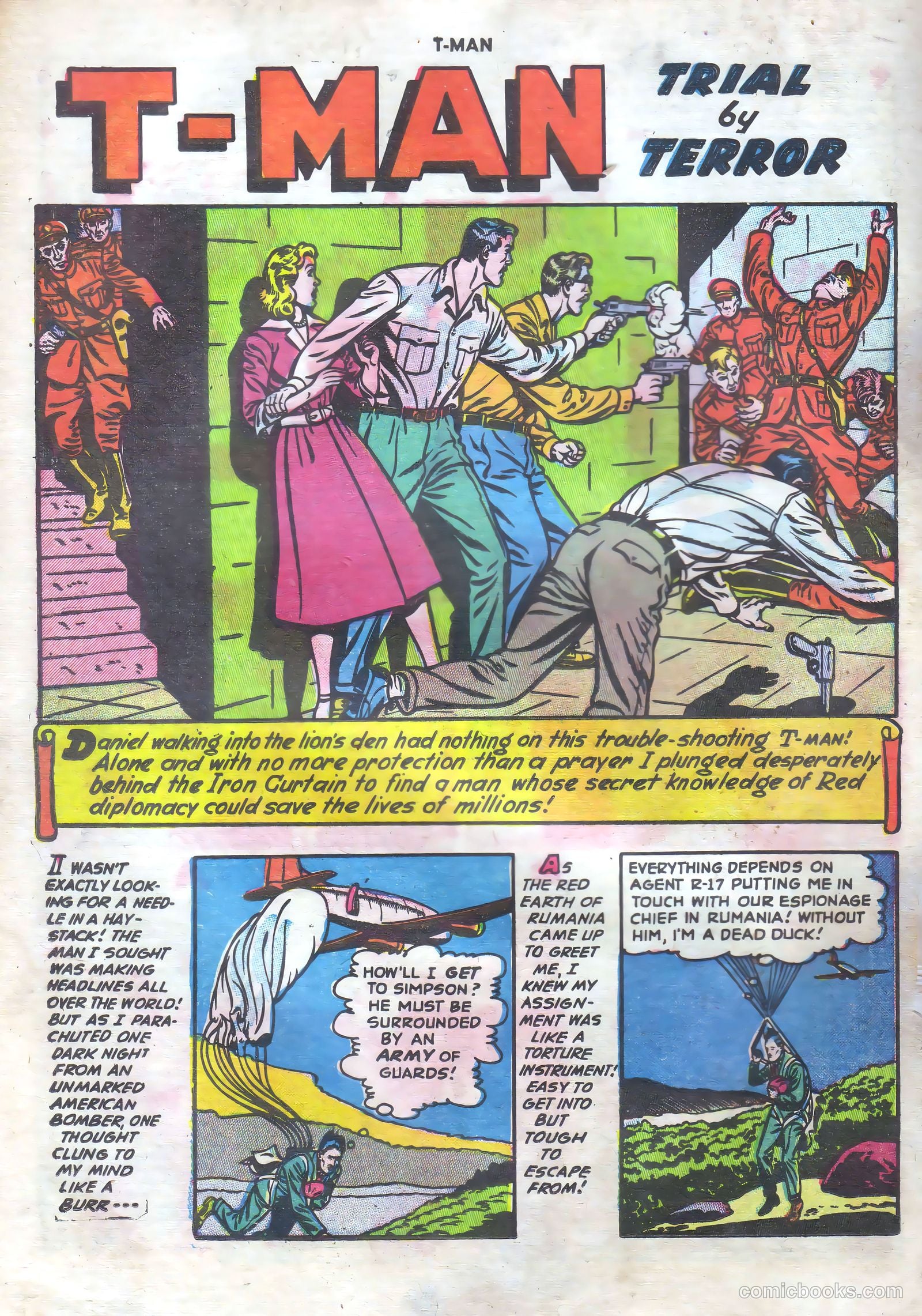 T-Man #9 (1953) — page 18 of 36