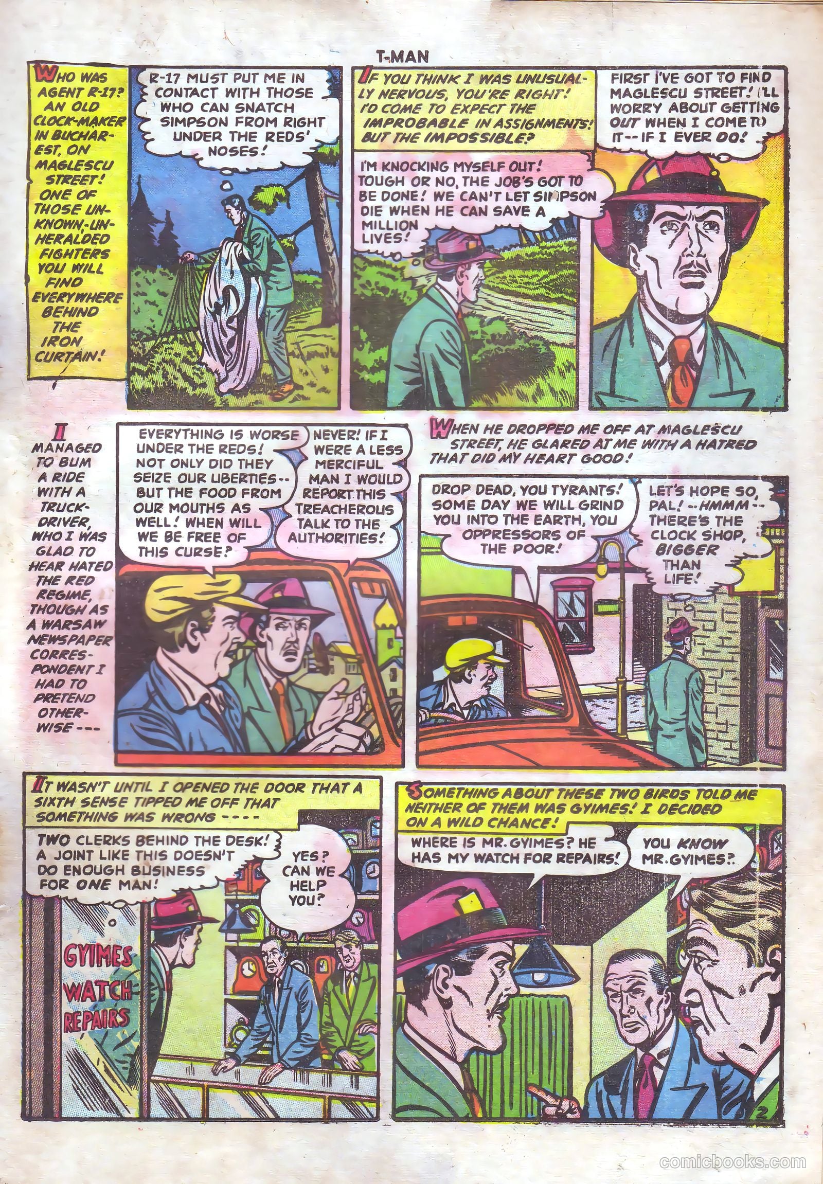 T-Man #9 (1953) — page 19 of 36