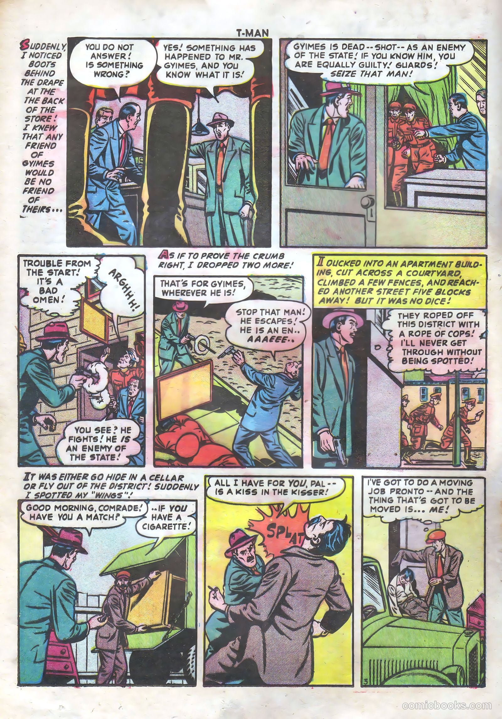 T-Man #9 (1953) — page 20 of 36