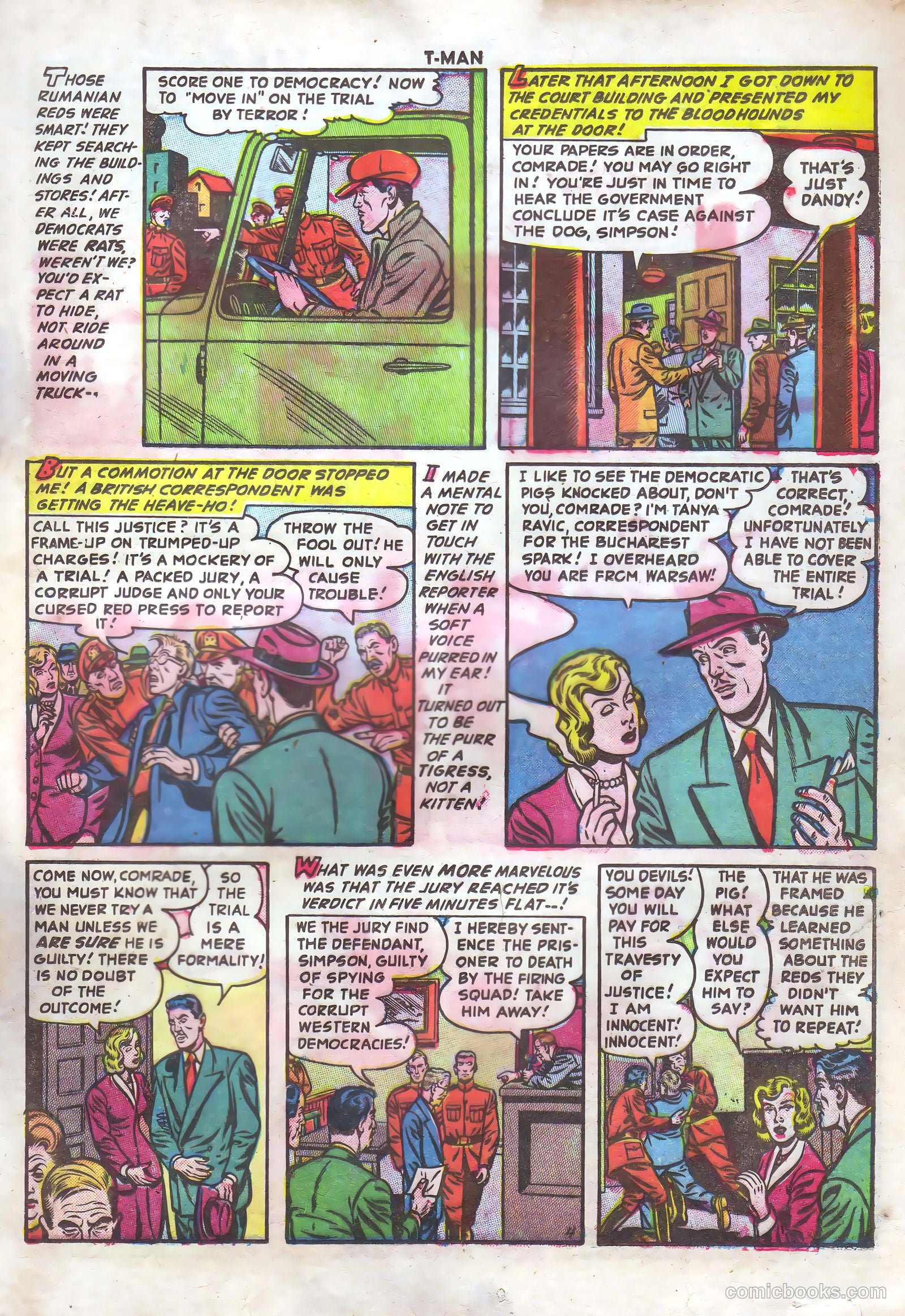 T-Man #9 (1953) — page 21 of 36