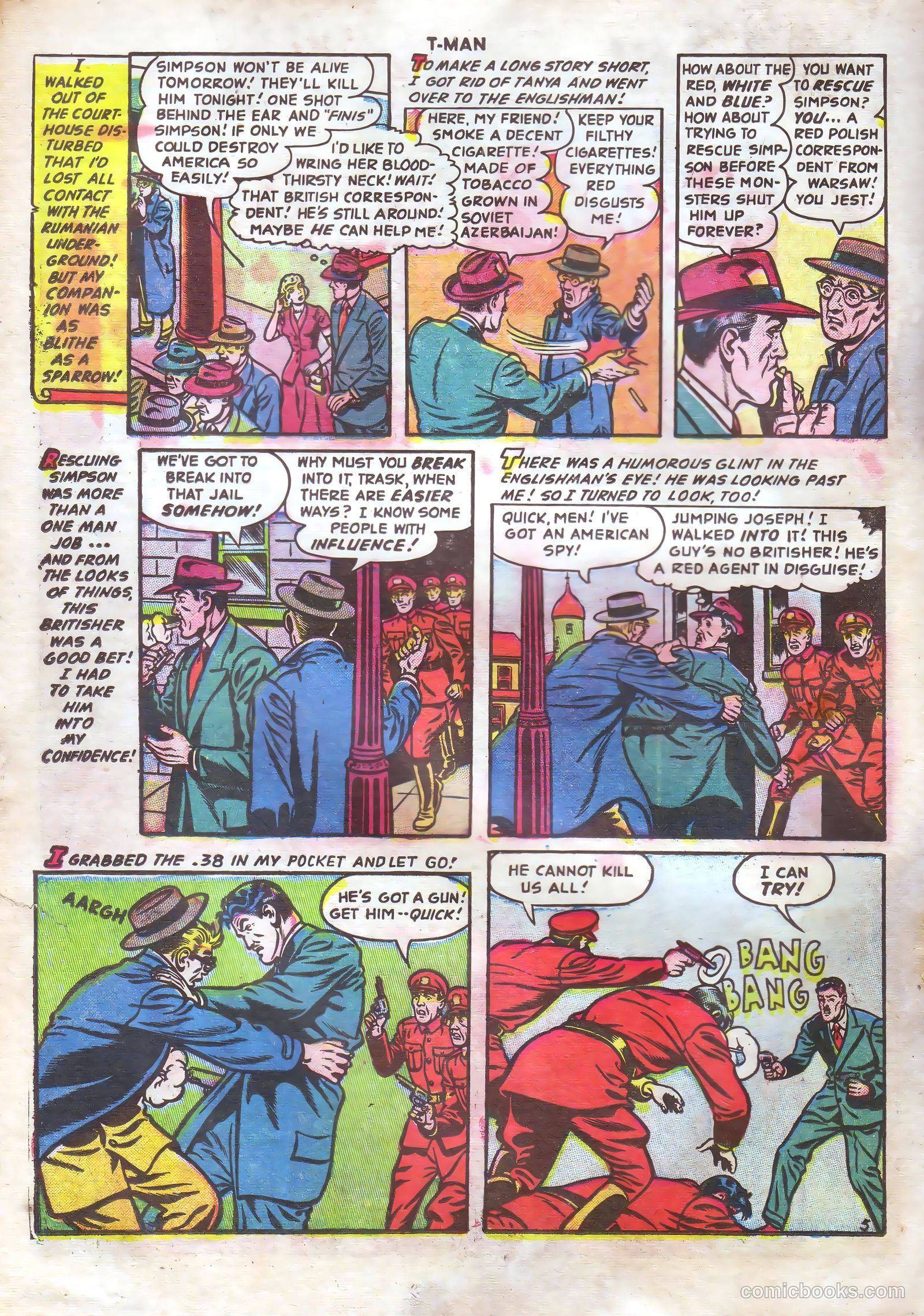 T-Man #9 (1953) — page 22 of 36