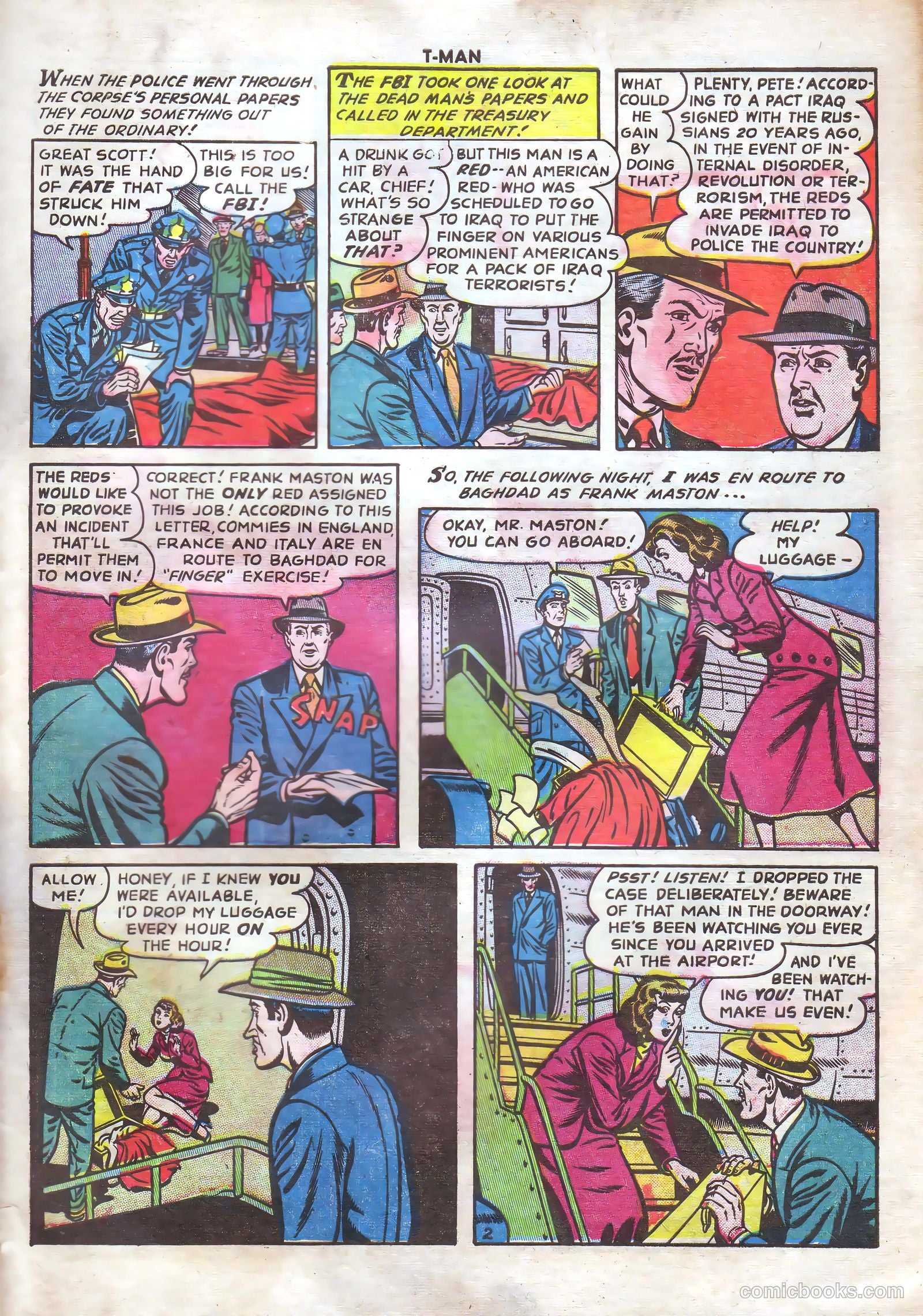 T-Man #9 (1953) — page 27 of 36