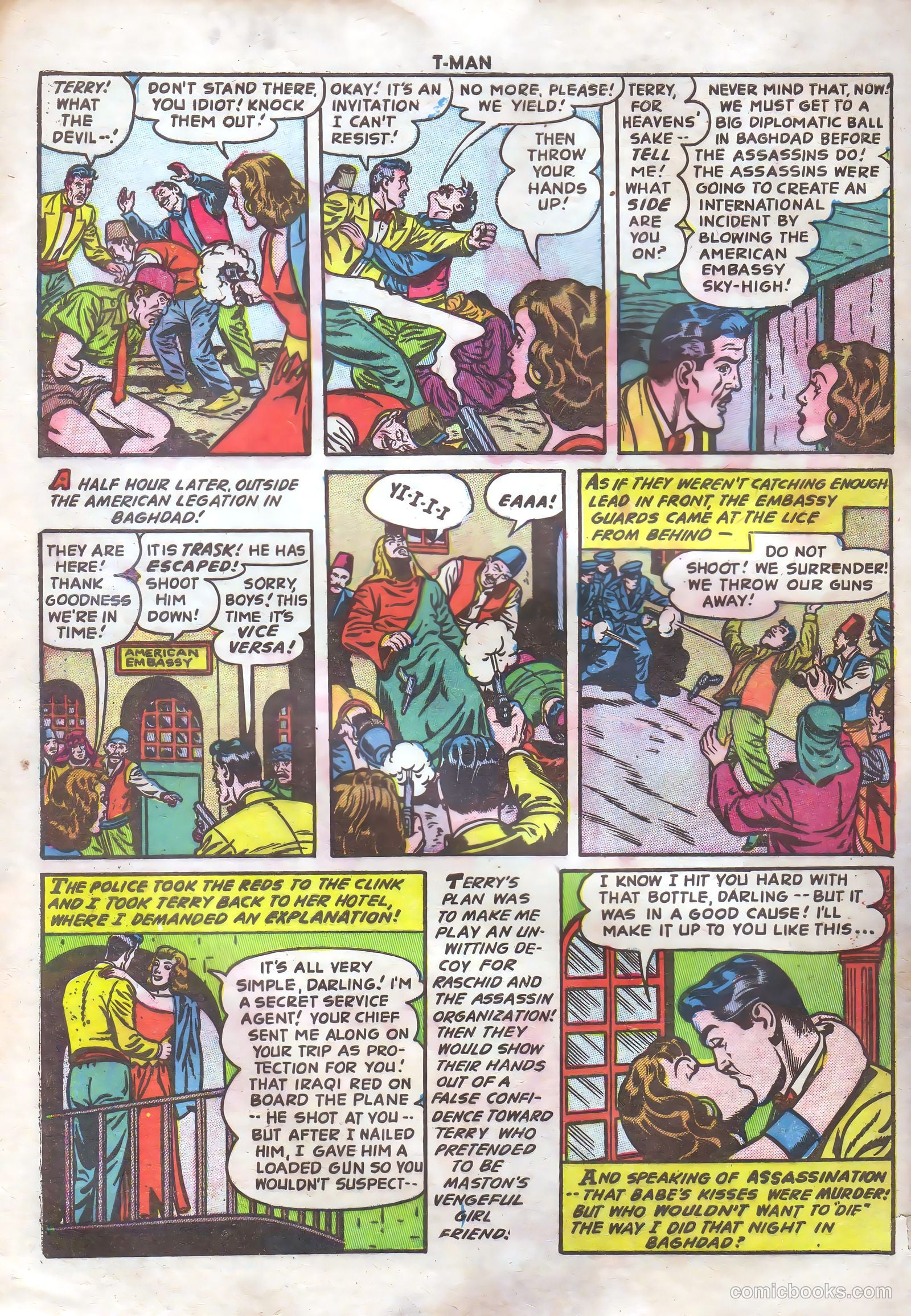 T-Man #9 (1953) — page 32 of 36