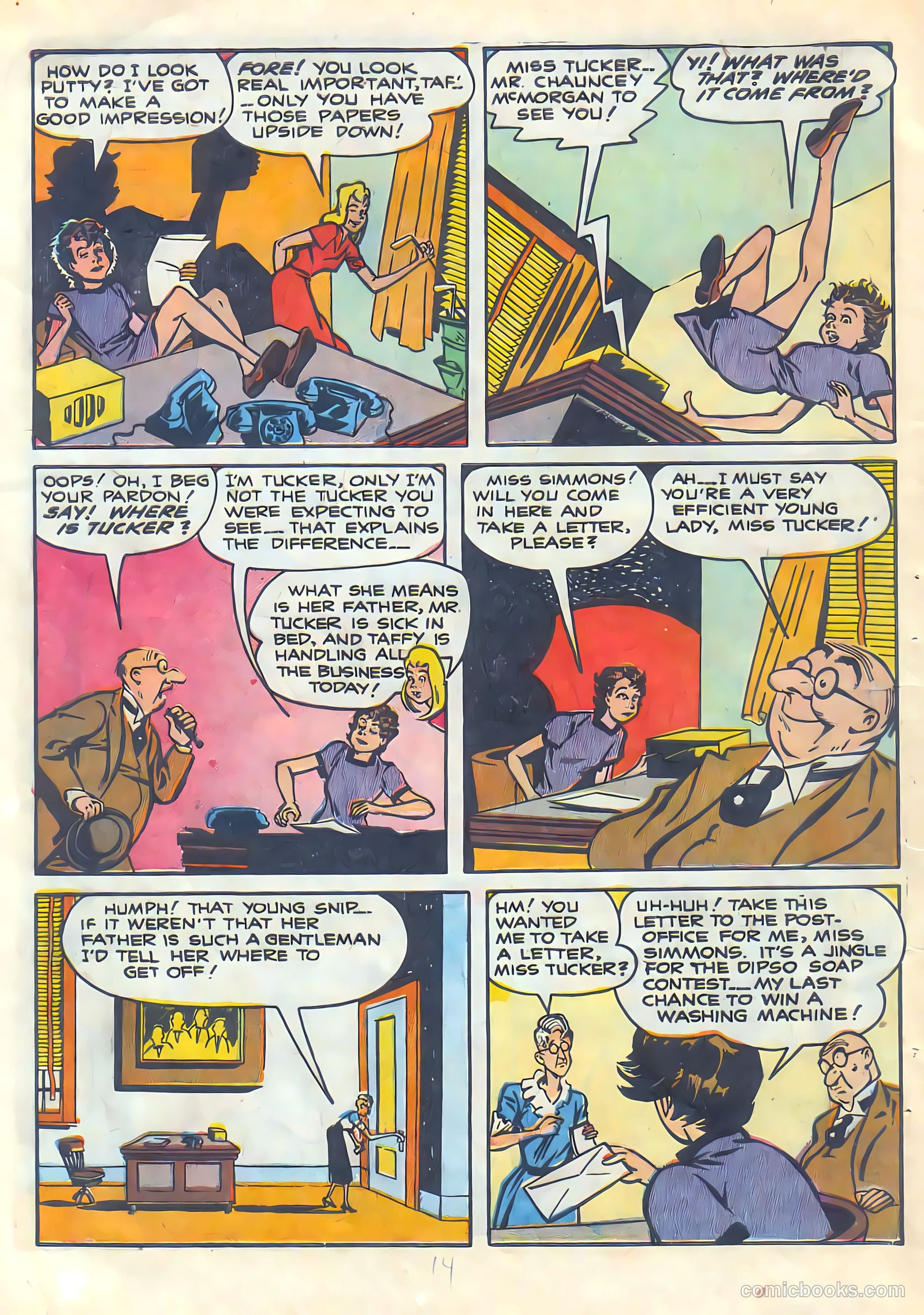 Taffy Comics #10 (1947) — page 14 of 52